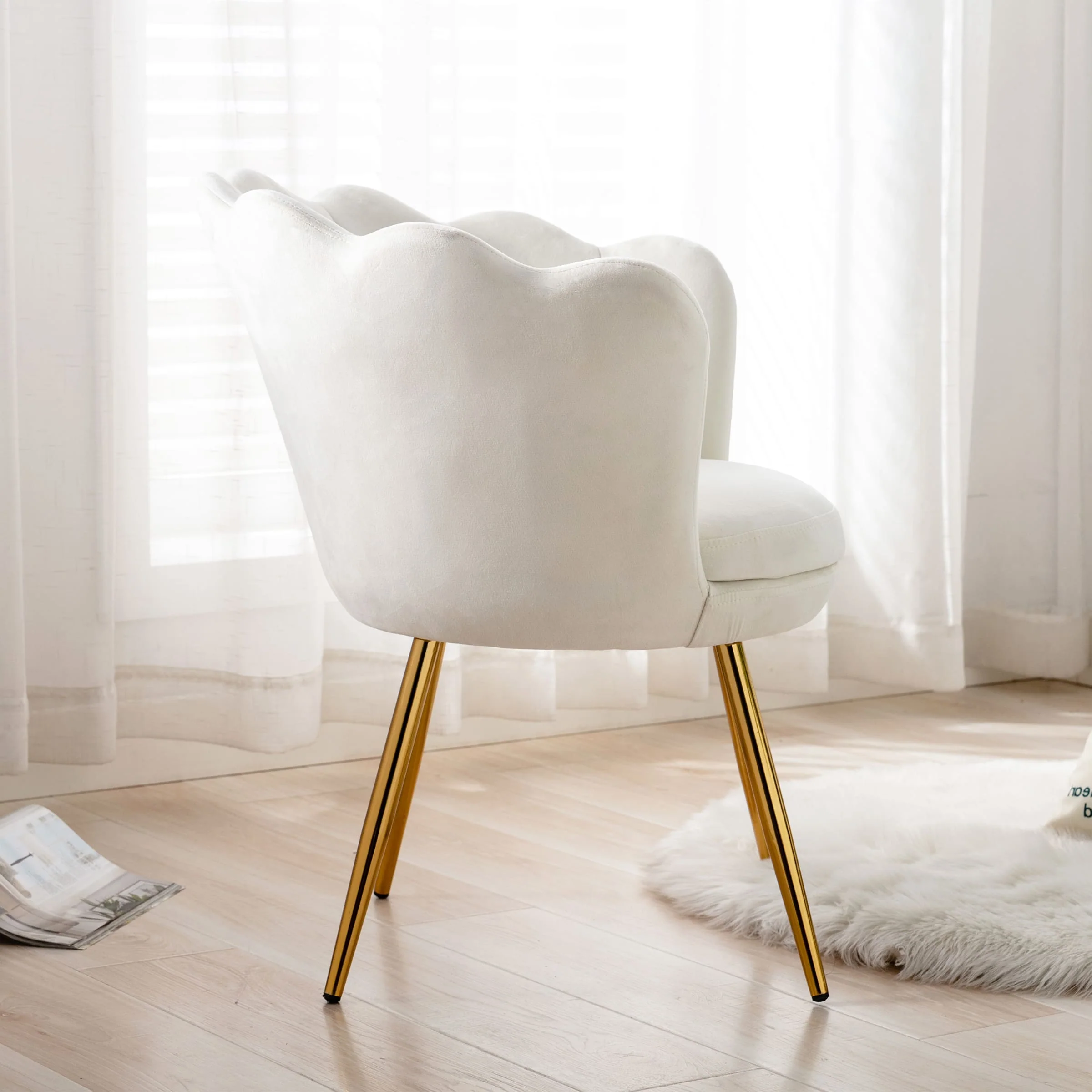 Modern Seashell Accent Chair 1 PCS - 1342AC - Image 21