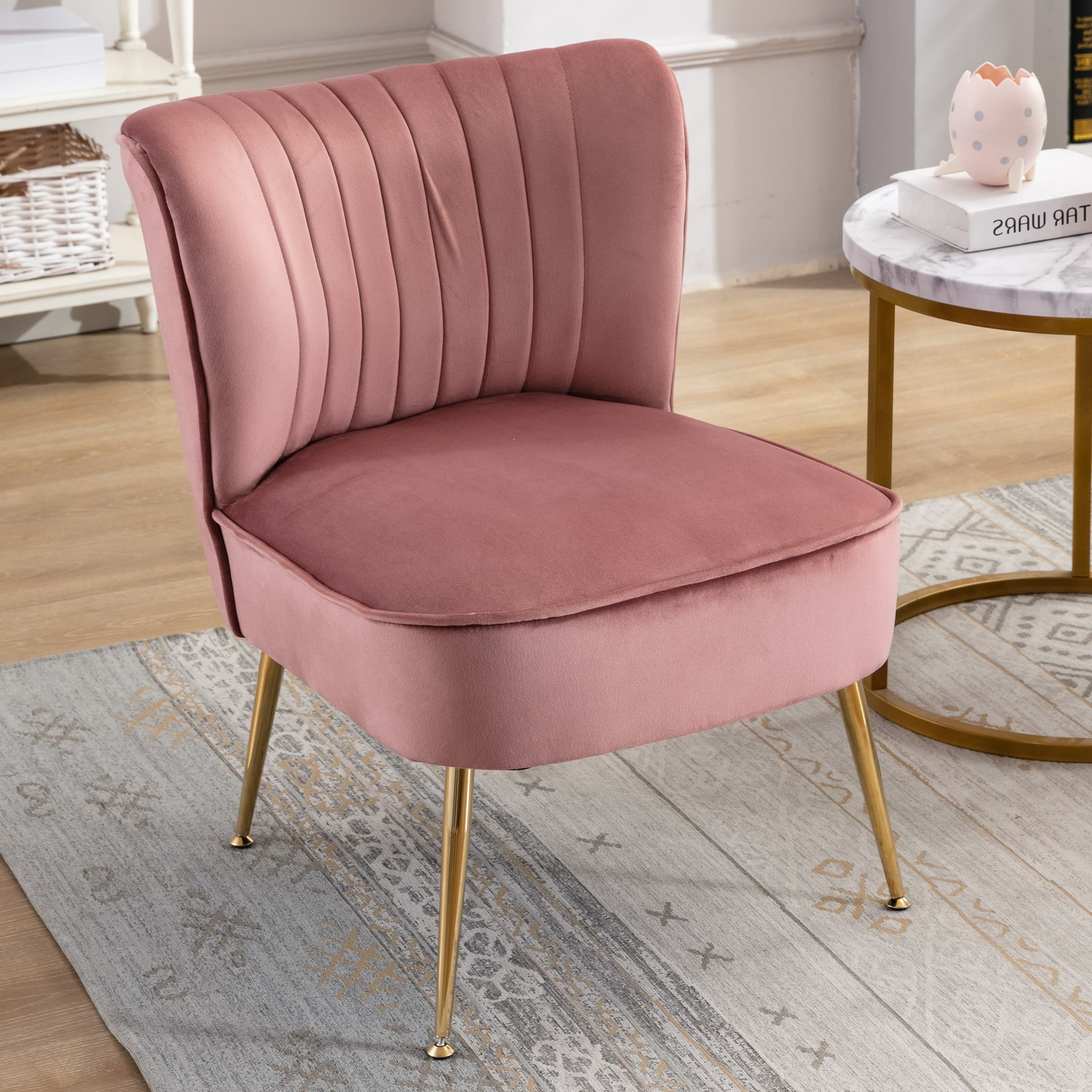 Mid Century Armless Accent Chairs Set of 2 - XXX6AC - Image 19