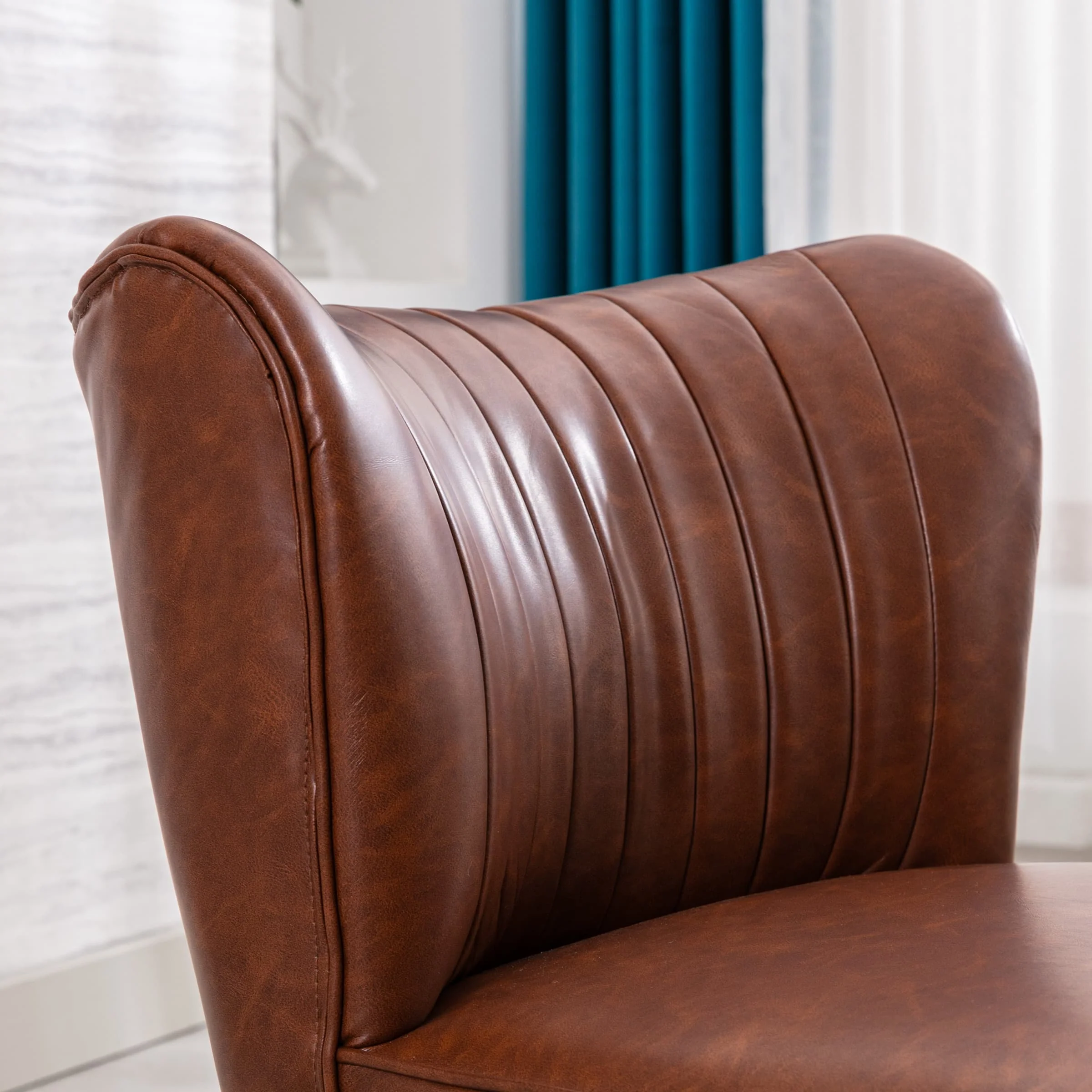 Mid Century Armless Accent Chairs Set of 2 - XXX6AC - Image 6