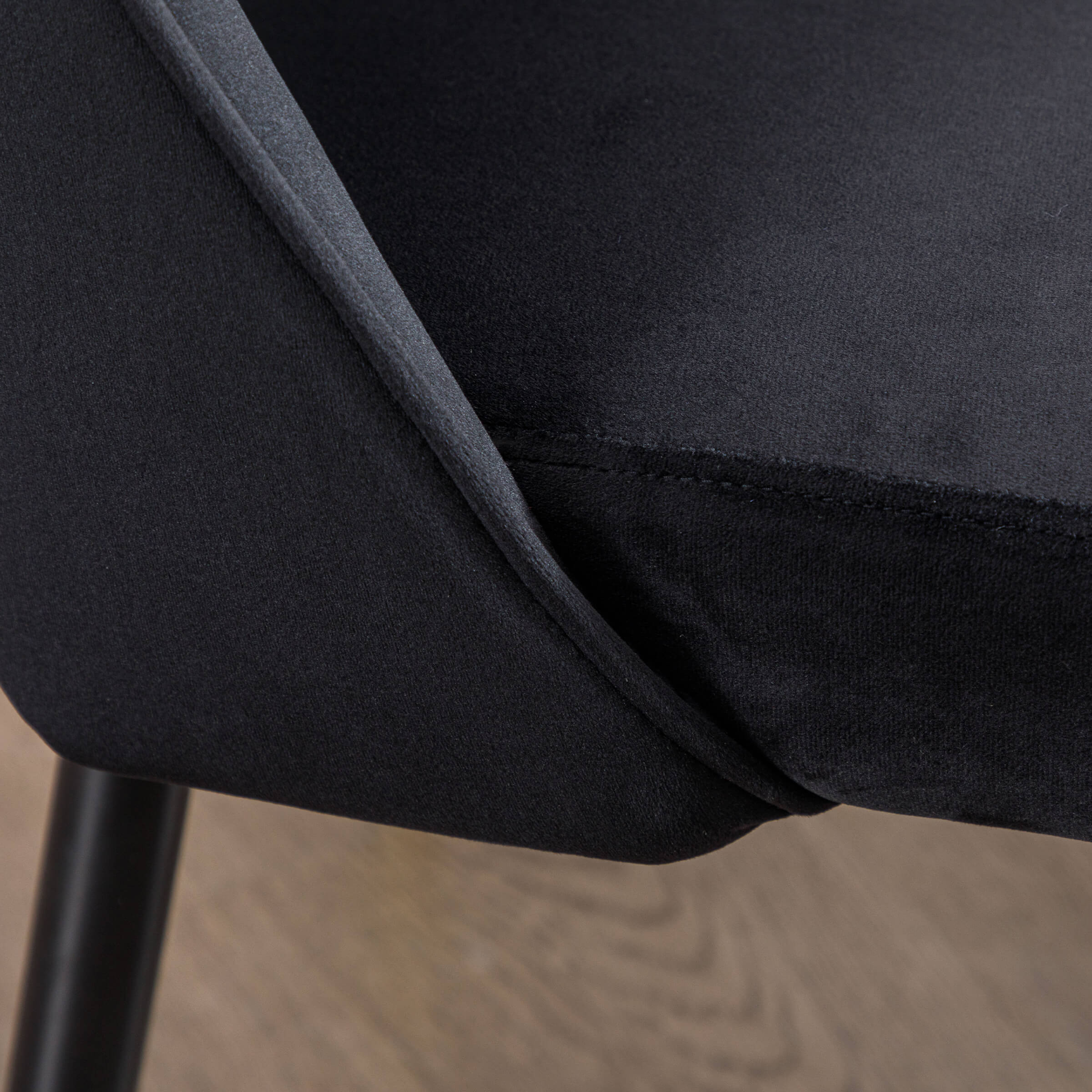 Modern Cut-Out Armless Dining Chairs Set of 2 - 3058DC - Image 22