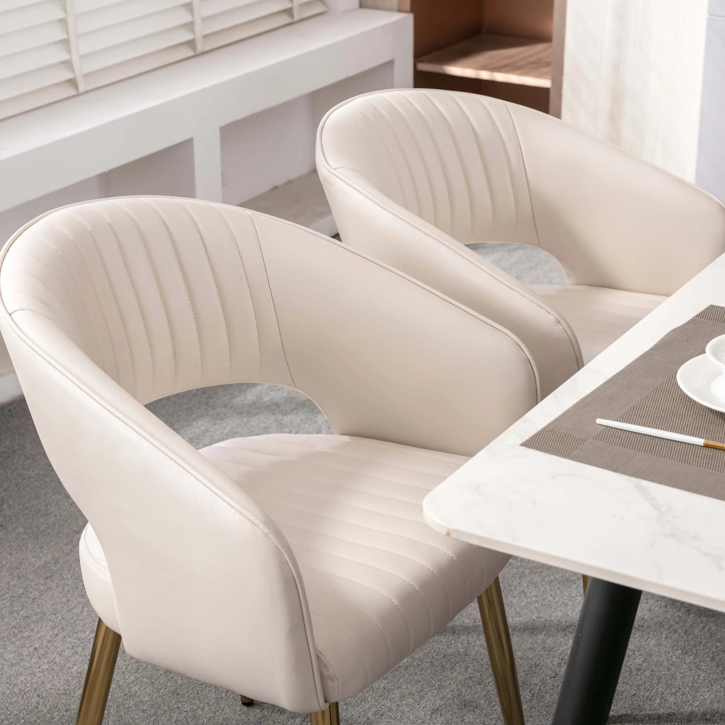 Modern Dining Chairs Set of 2 - 3059DC - Image 3