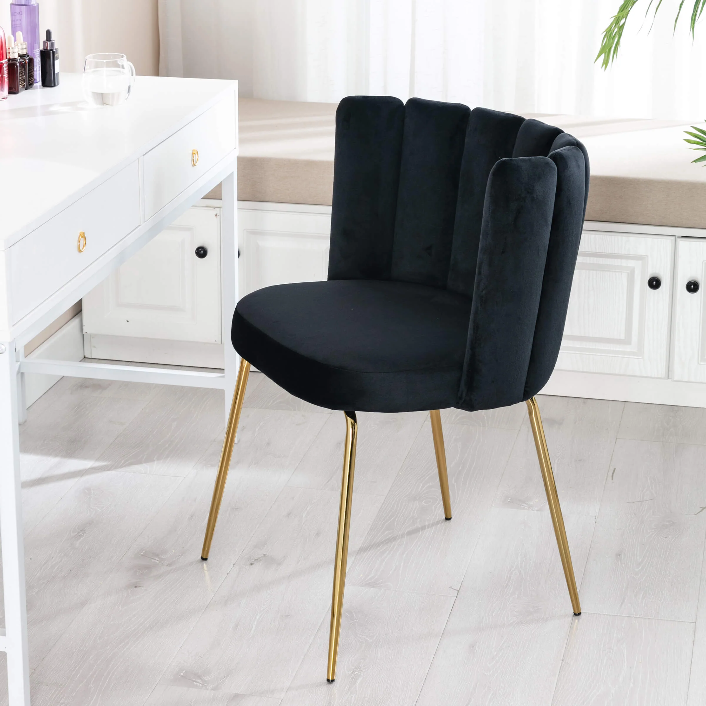 Modern Metal Legs Dining Chairs Set of 2 - 9029DC - Image 49
