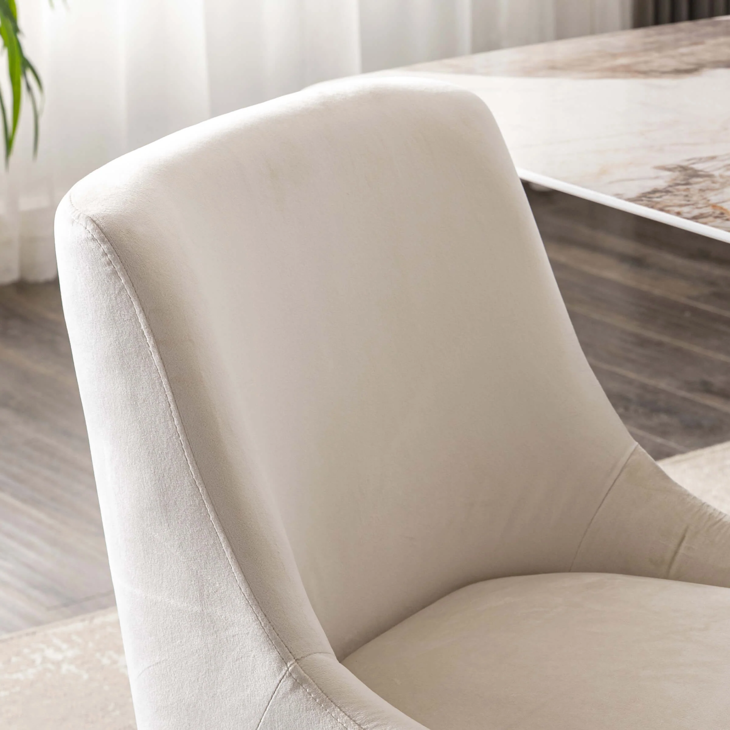 Modern Velvet Upholstered Dining Chairs Set of 2 - 1469DC - Image 17
