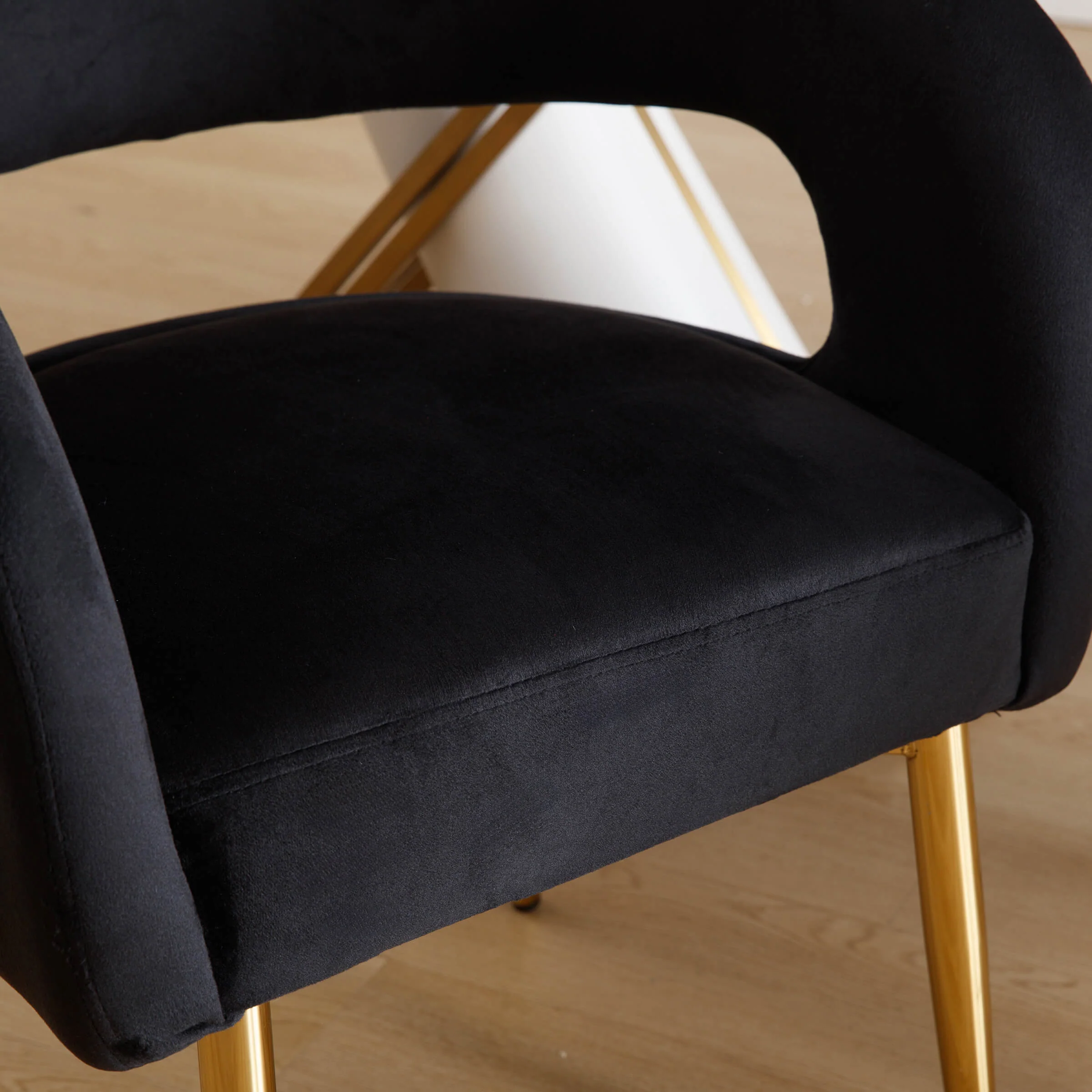 Velvet Upholstered Dining Chairs Set of 2 - 1777DC - Image 31