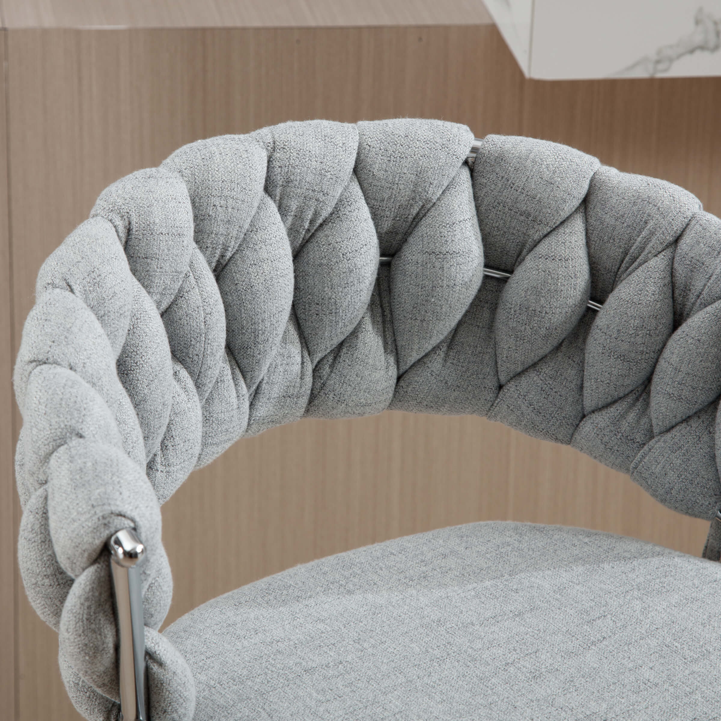 Woven Swivel Bar Stools Set of 2 - 1560AB - Image 18