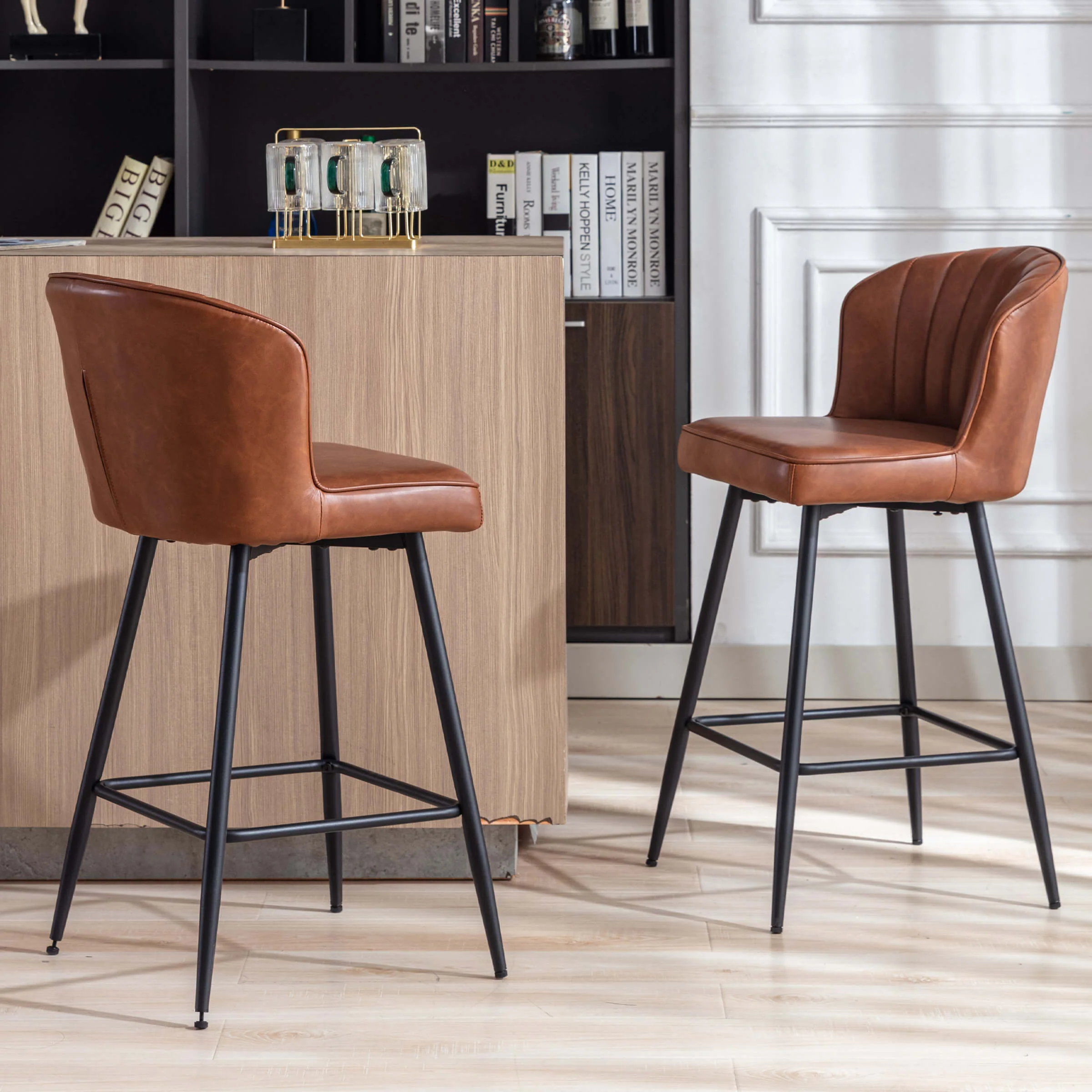 Curved Back Counter Stools Set of 2 - 8684CS - Image 15