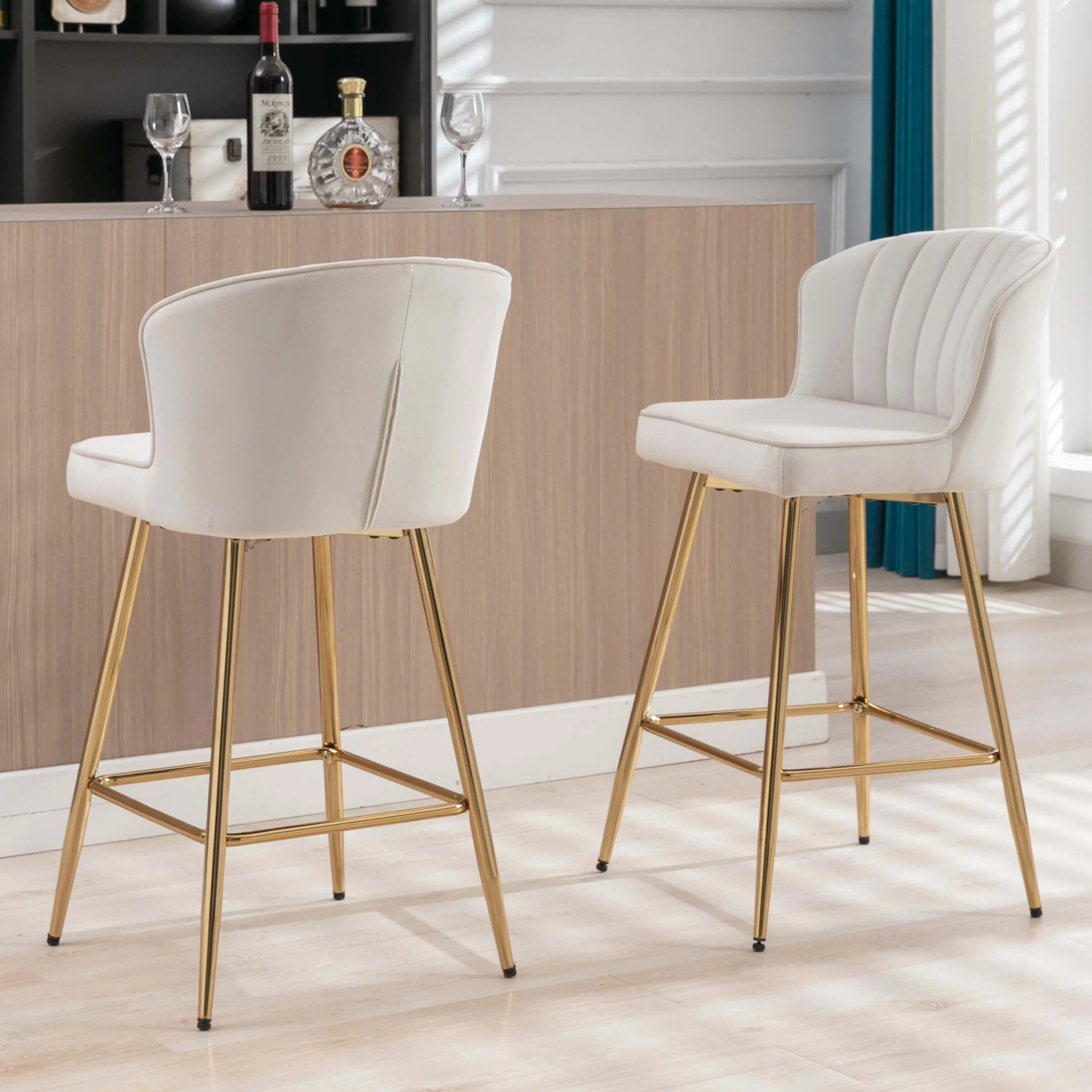 Curved Back Counter Stools Set of 2 - 8684CS - Image 25