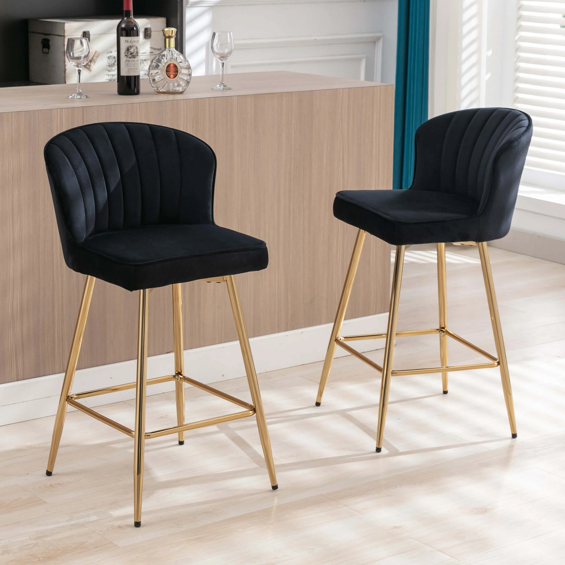 Curved Back Counter Stools Set of 2 - 8684CS - Image 31
