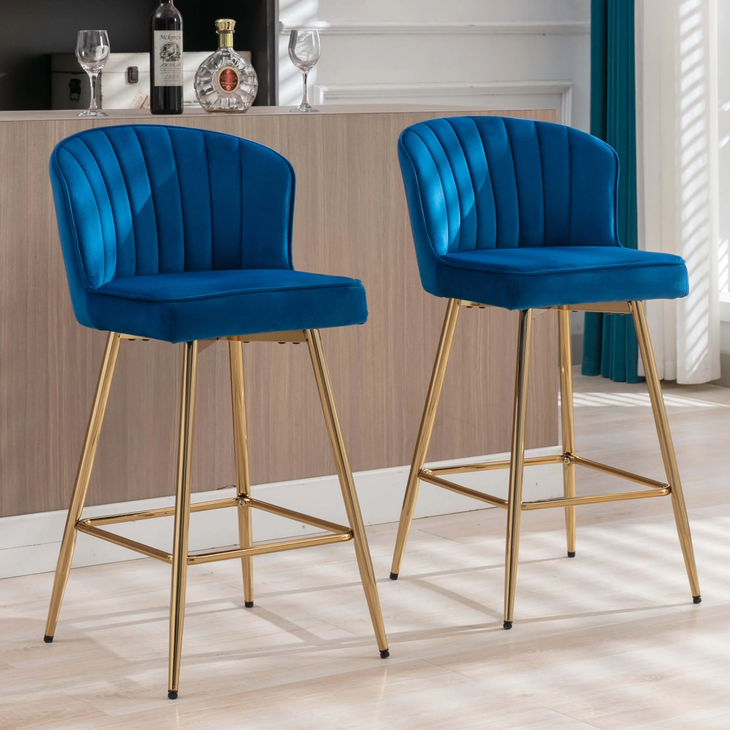 Curved Back Counter Stools Set of 2 - 8684CS - Image 36