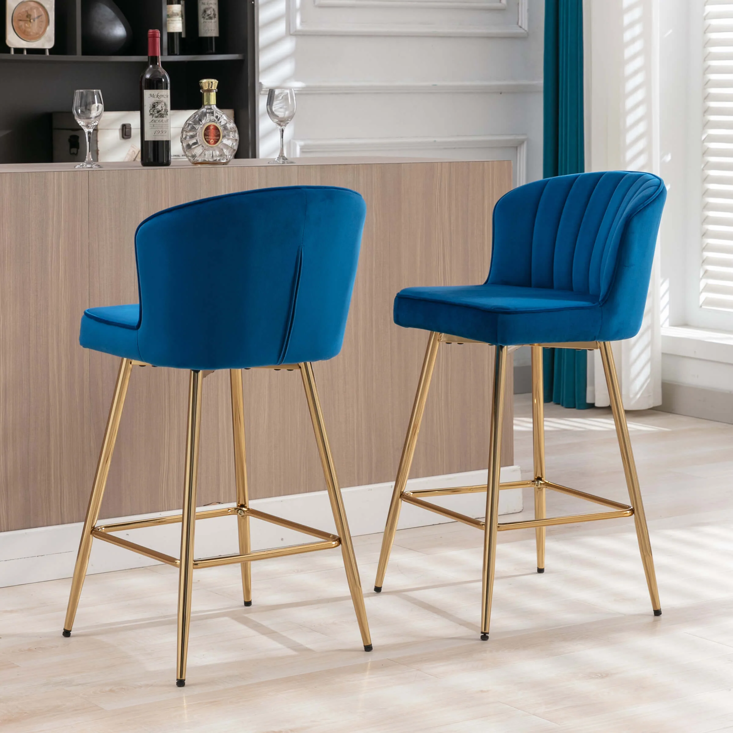 Curved Back Counter Stools Set of 2 - 8684CS - Image 39