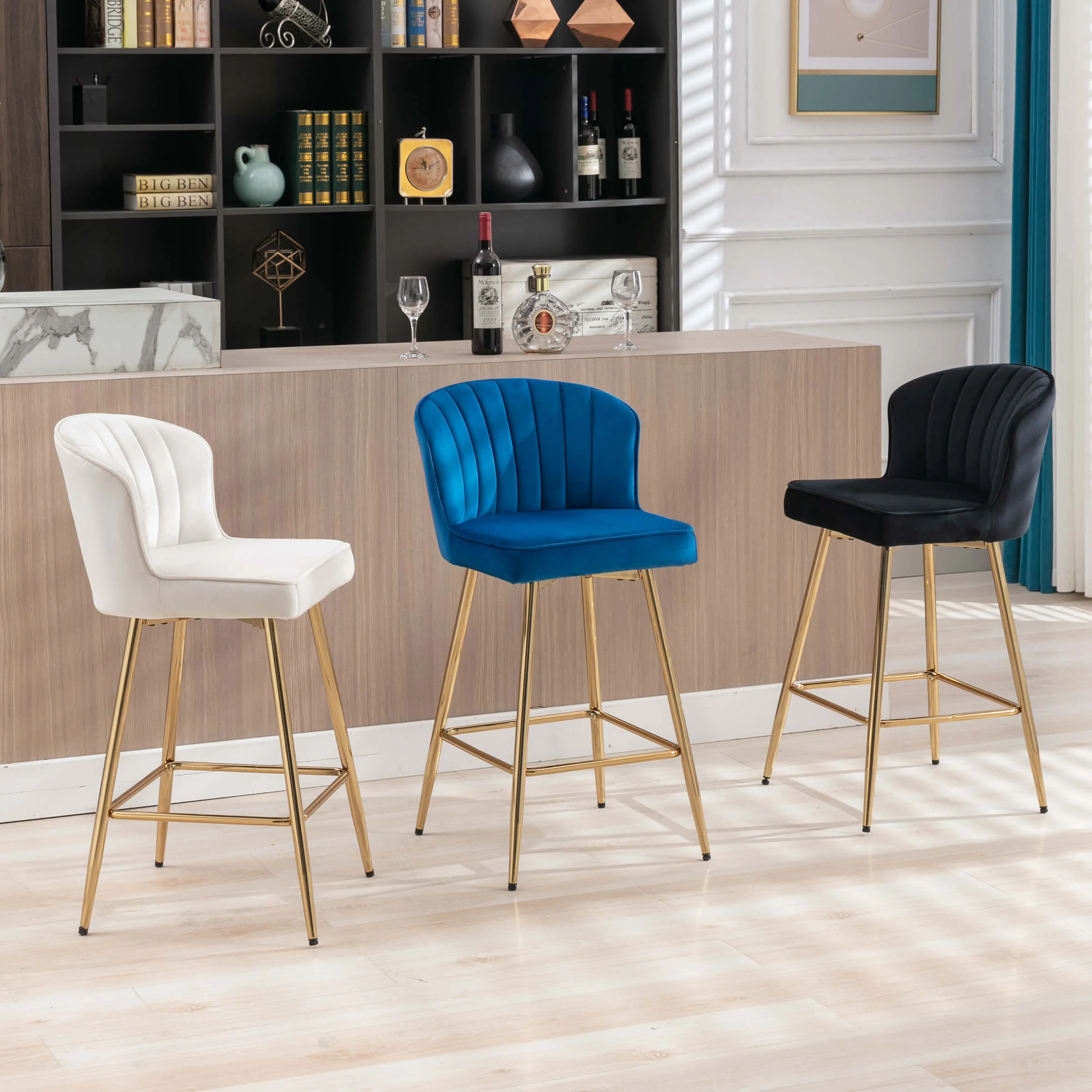Curved Back Counter Stools Set of 2 - 8684CS - Image 44