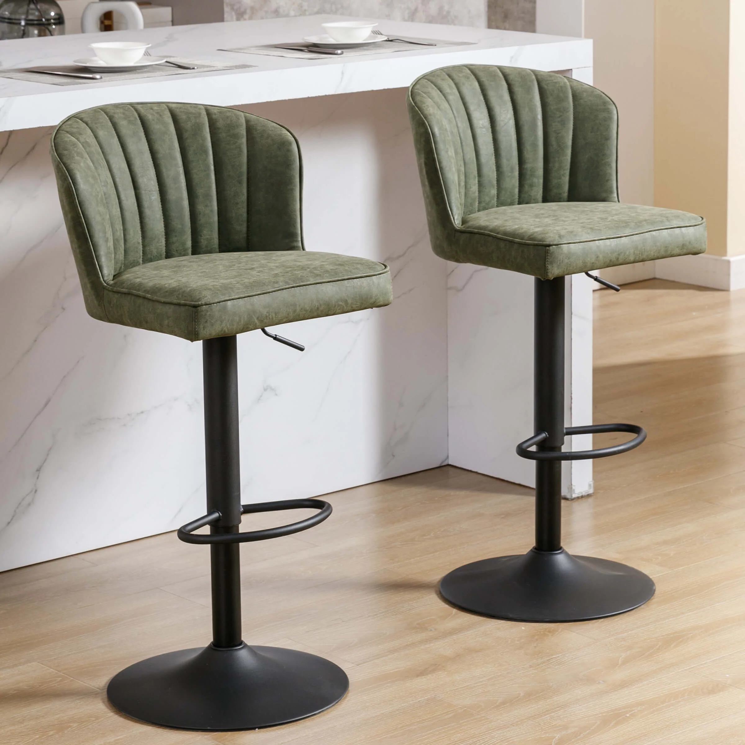 Curved Back Counter Stools Set of 2 - 8684CS - Image 45