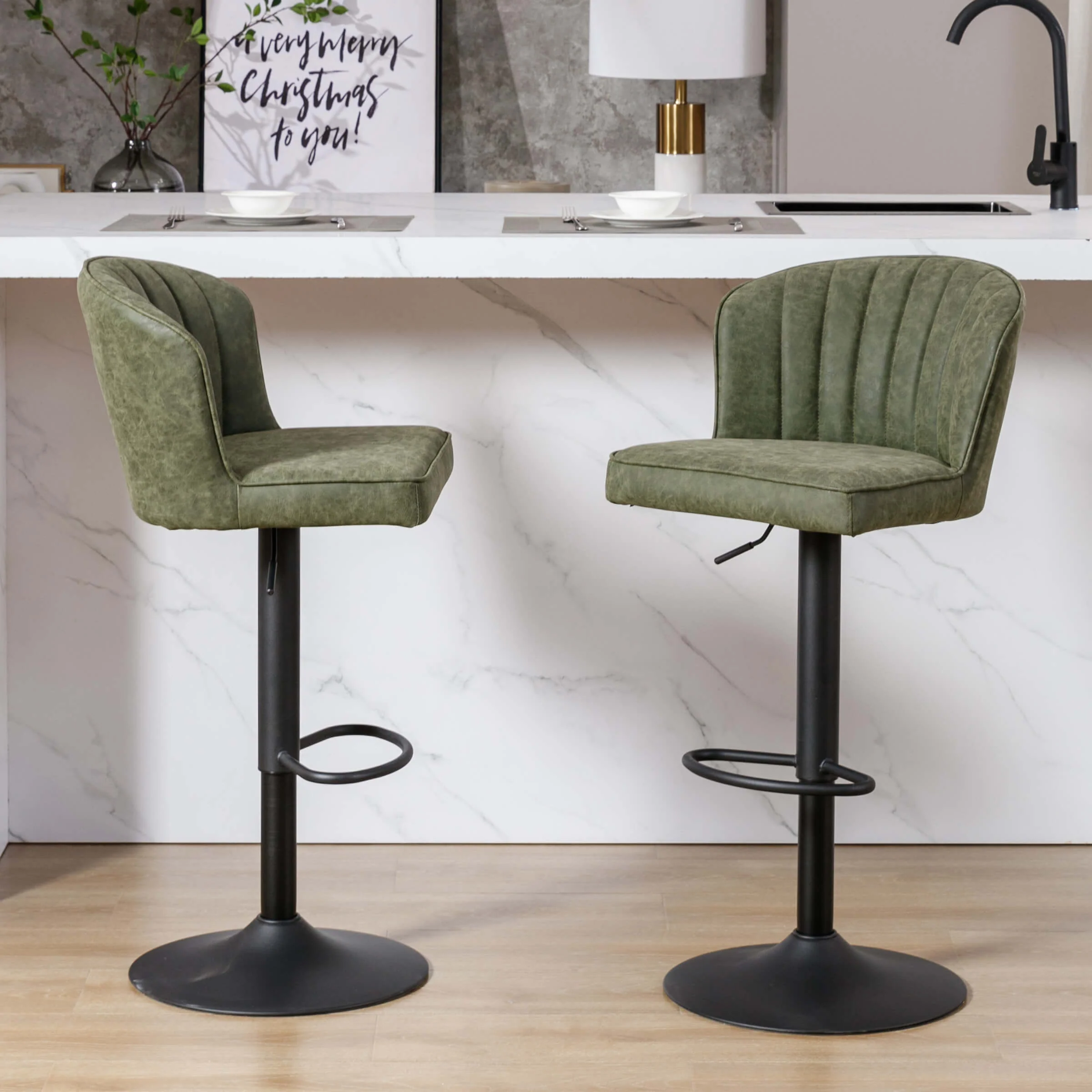 Curved Back Counter Stools Set of 2 - 8684CS - Image 46
