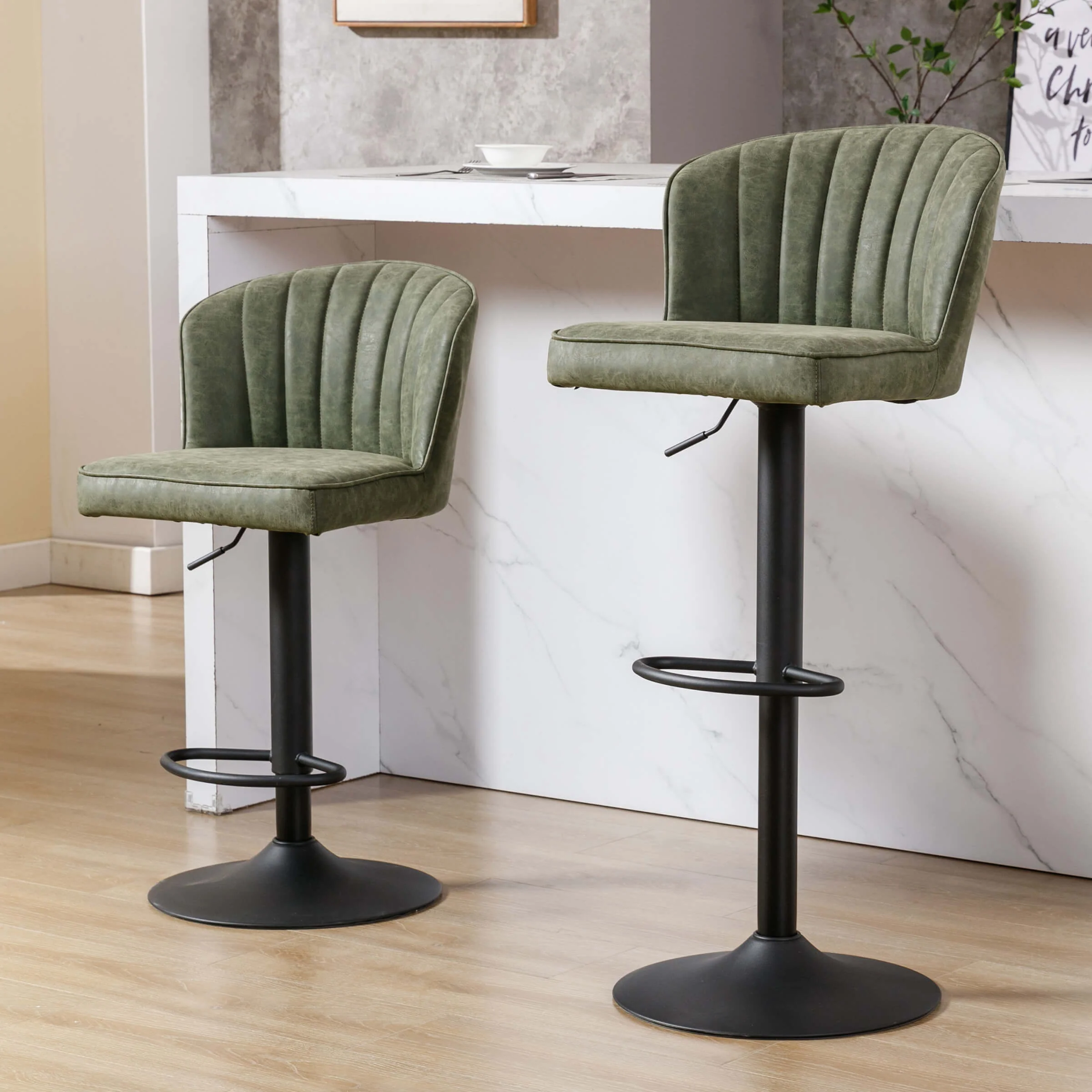 Curved Back Counter Stools Set of 2 - 8684CS - Image 47