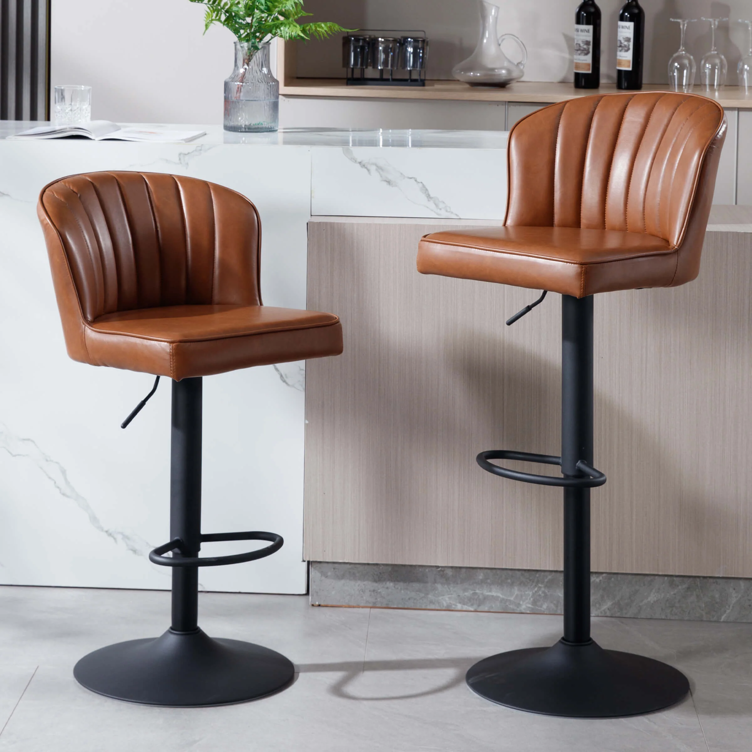 Curved Back Counter Stools Set of 2 - 8684CS - Image 55