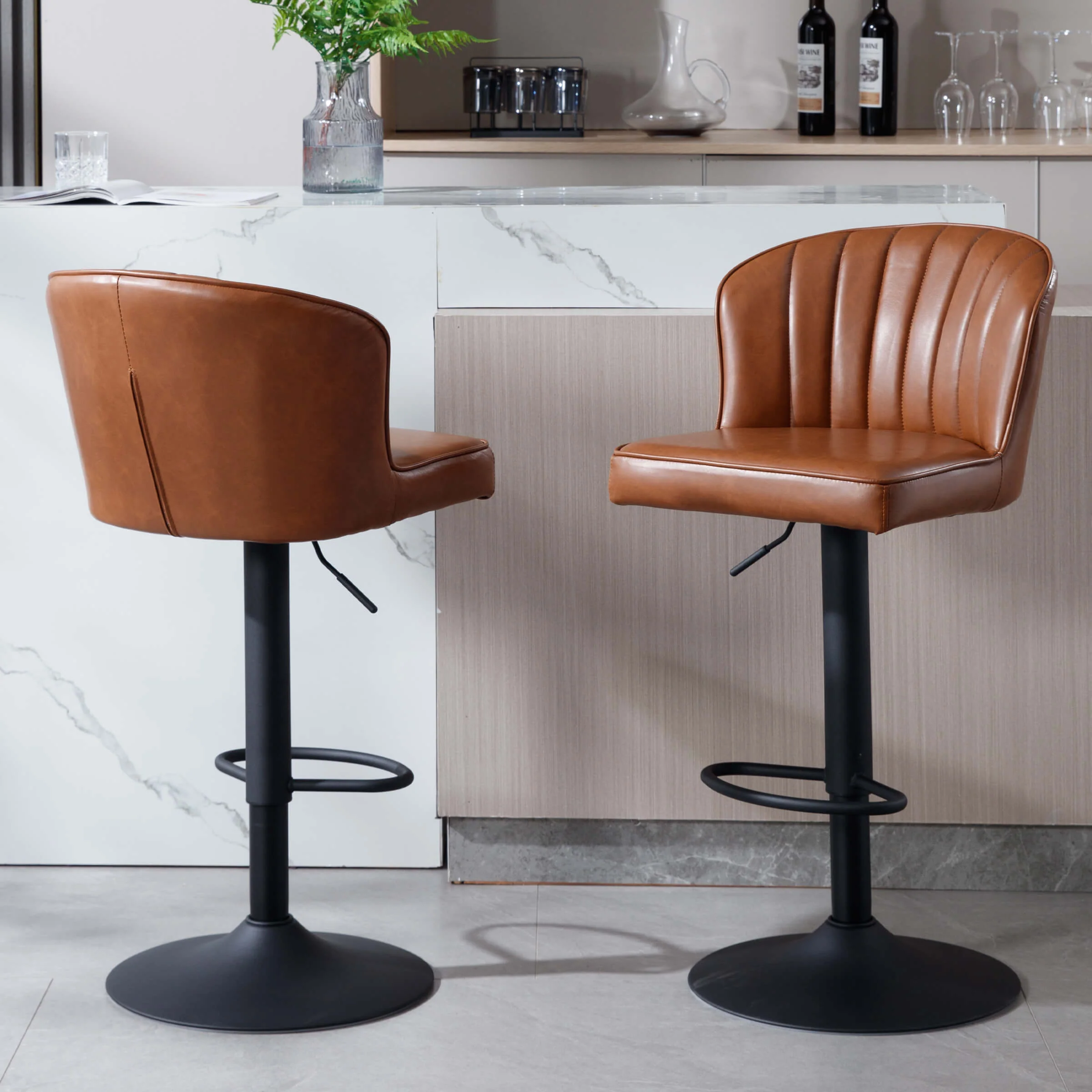 Curved Back Counter Stools Set of 2 - 8684CS - Image 56