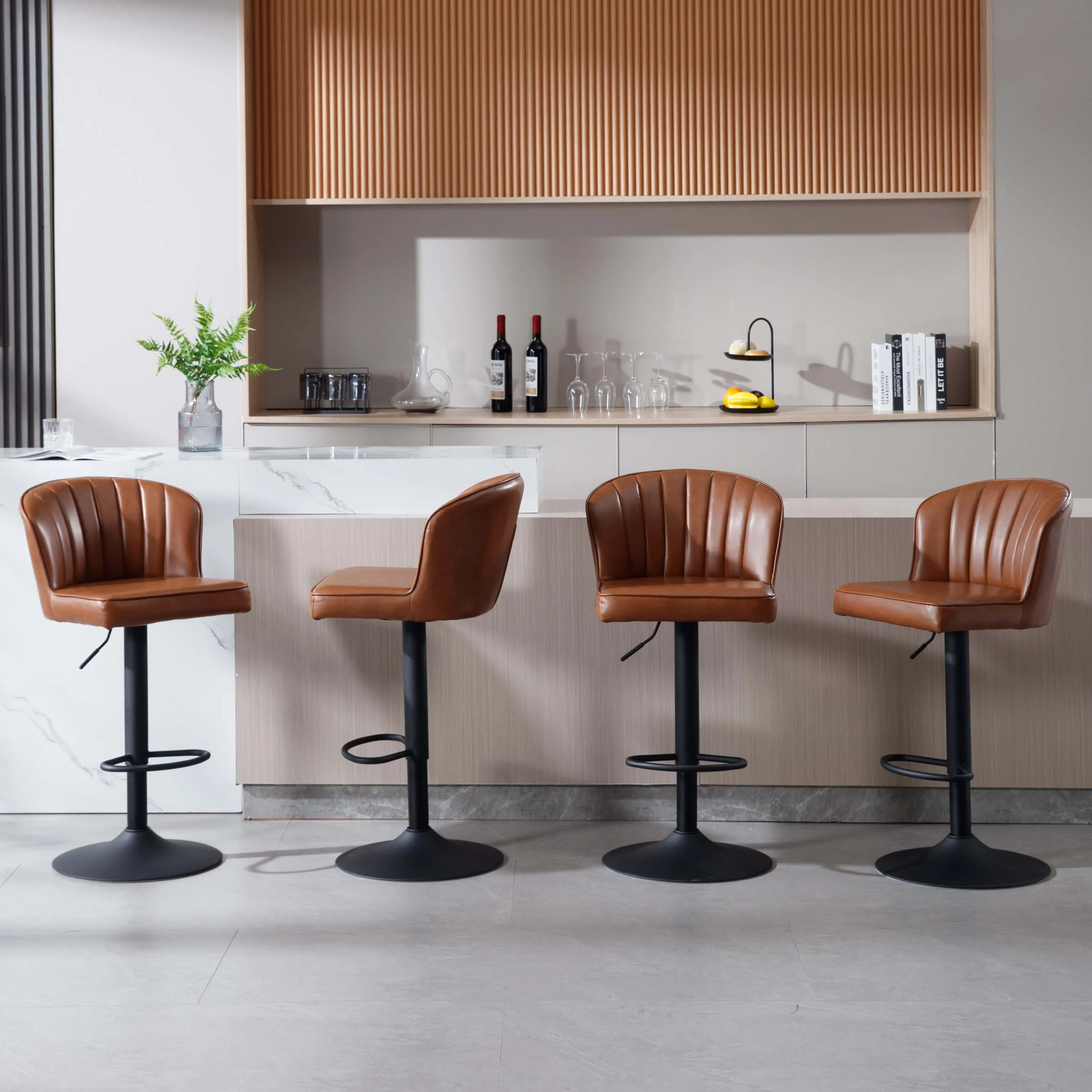 Curved Back Counter Stools Set of 2 - 8684CS - Image 57