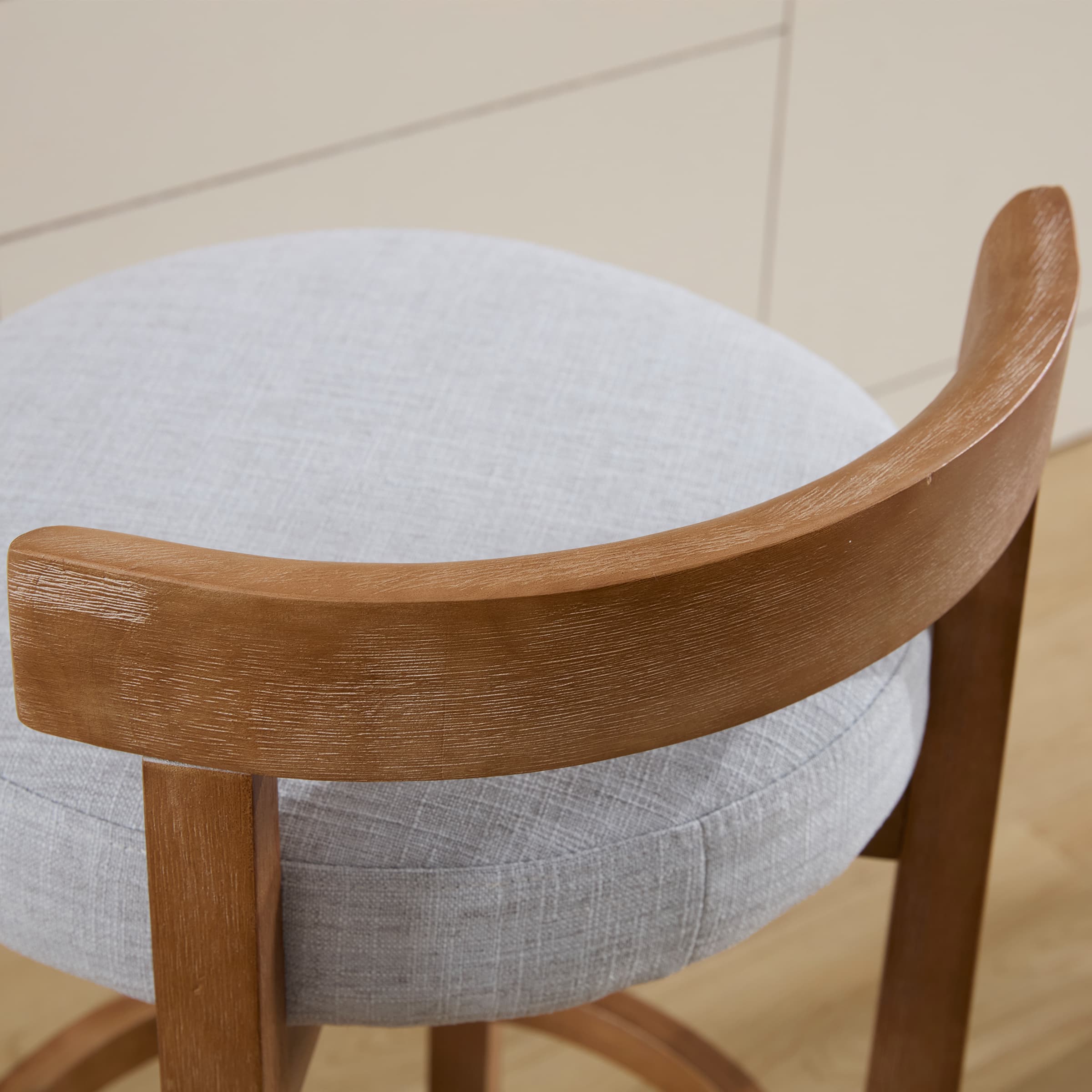 26.5"H Round Cushion Bar Stools Set of 2 - 5733CS - Image 19