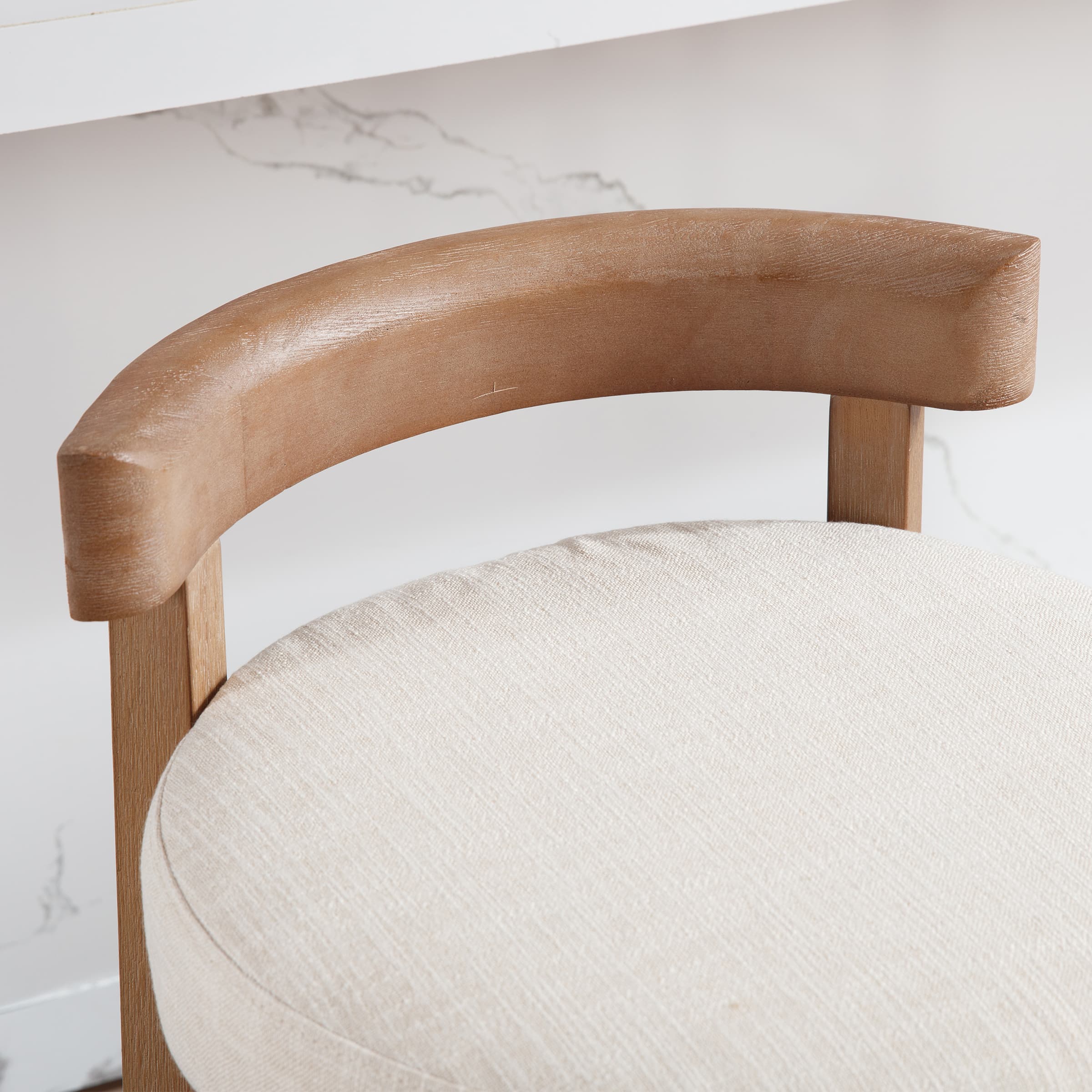 26.5"H Round Cushion Bar Stools Set of 2 - 5733CS - Image 5
