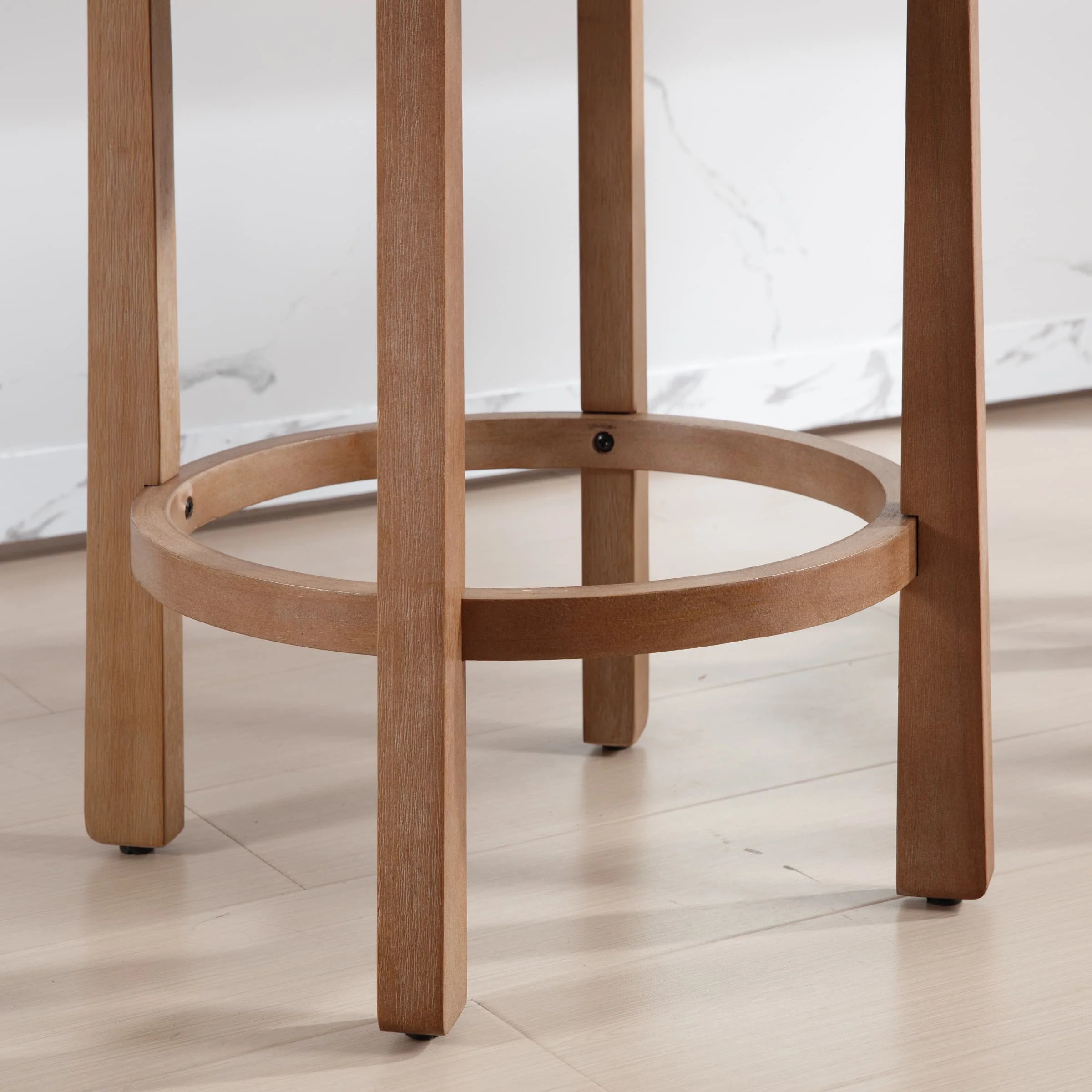 26.5"H Round Cushion Bar Stools Set of 2 - 5733CS - Image 7