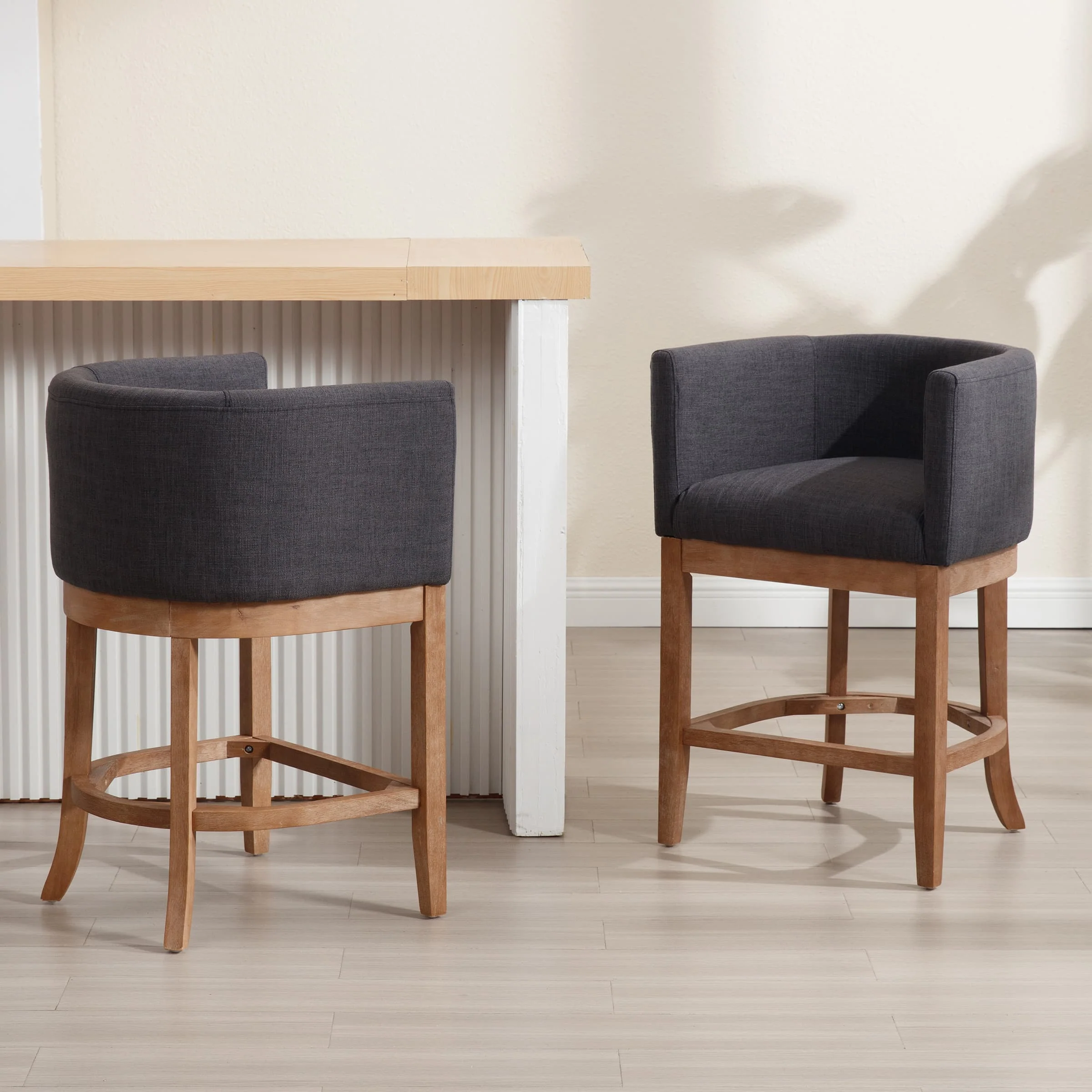 26.75"H Linen Counter Stool 1 PCS - 2004CS - Image 12