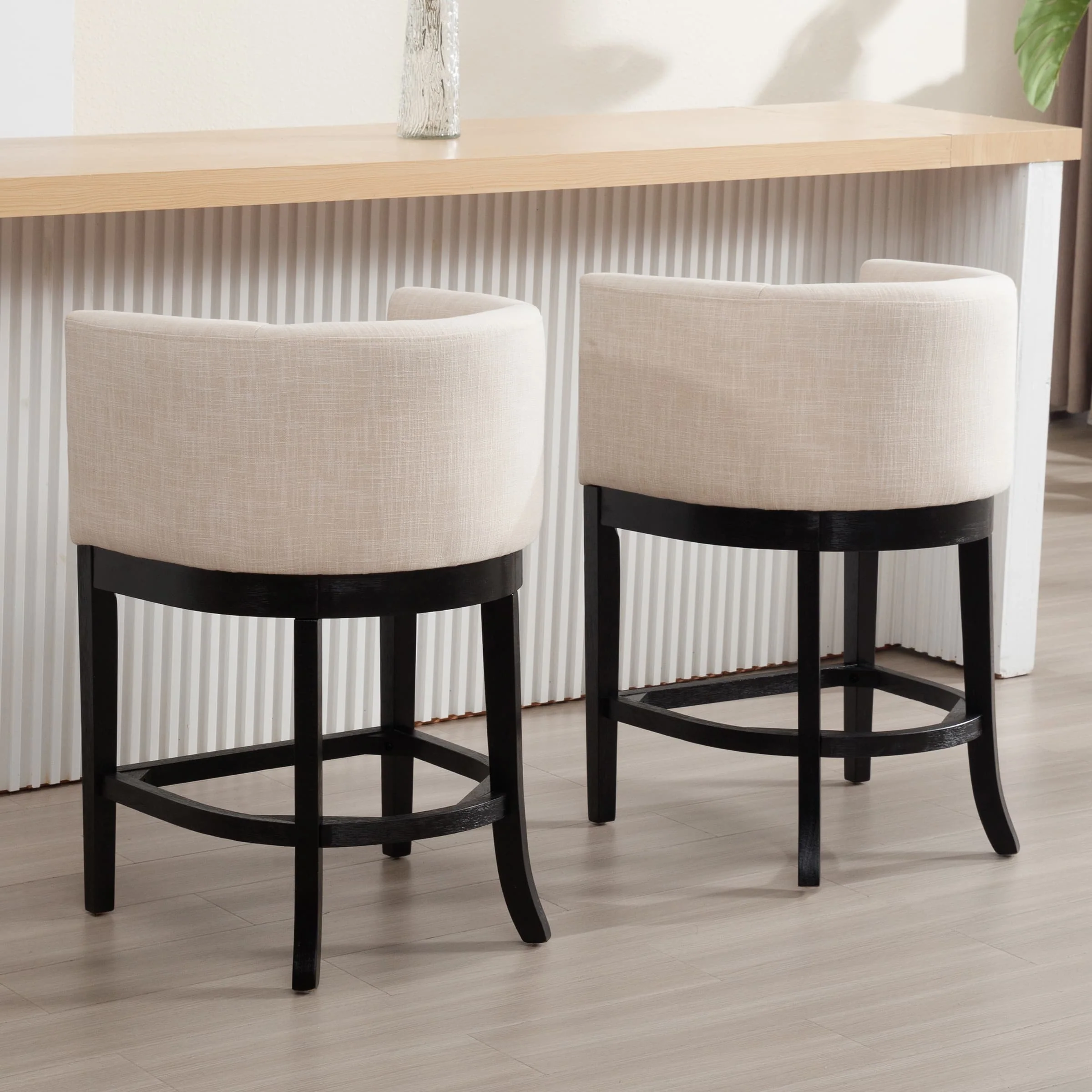 26.75"H Linen Counter Stool 1 PCS - 2004CS - Image 21