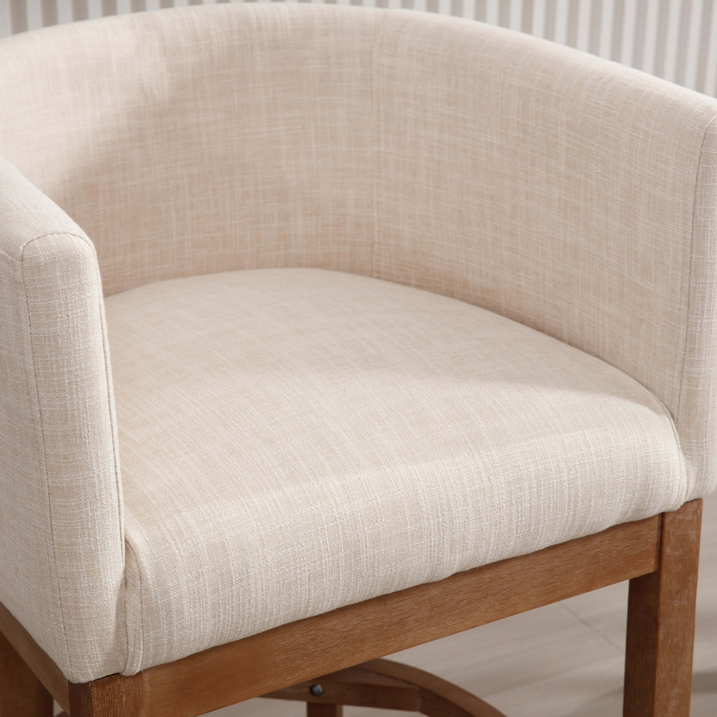 26.75"H Linen Counter Stool 1 PCS - 2004CS - Image 6