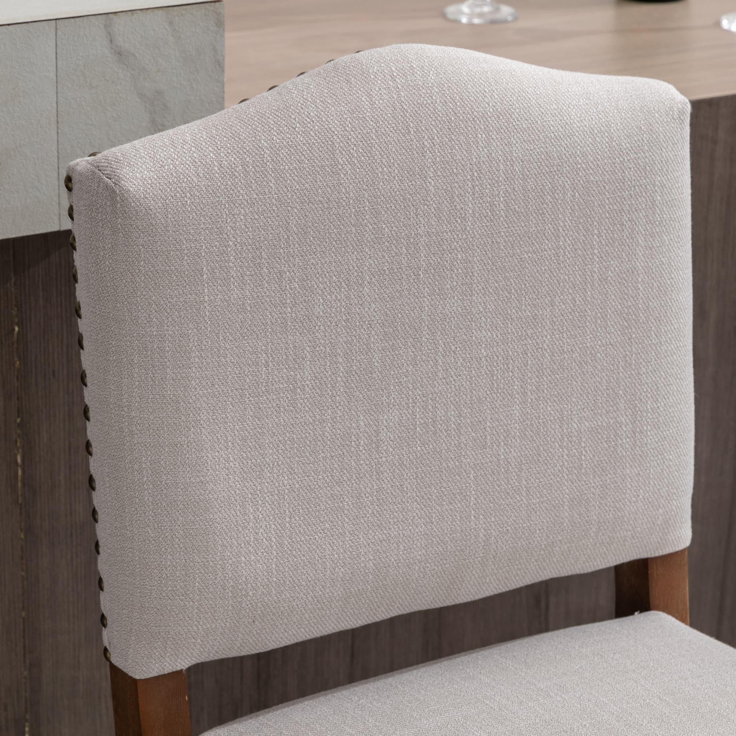 26"H Linen Counter Height Bar Stools Set of 2 - 5699CS - Image 5