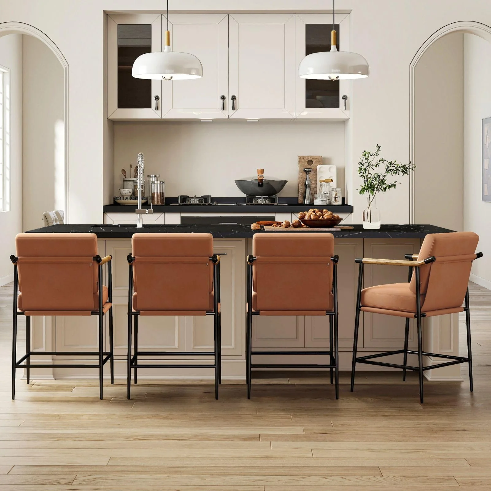 26" Mid Century Modern Counter Stools Set of 2 - 15020CS - Image 12