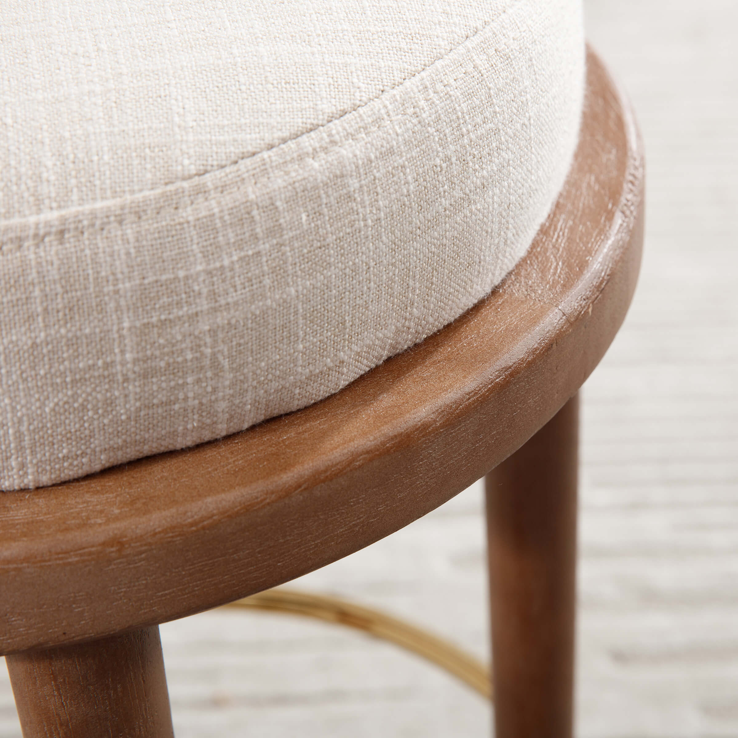 26"H Backless Round Counter Stools Set of 2- 5783CS - Image 4