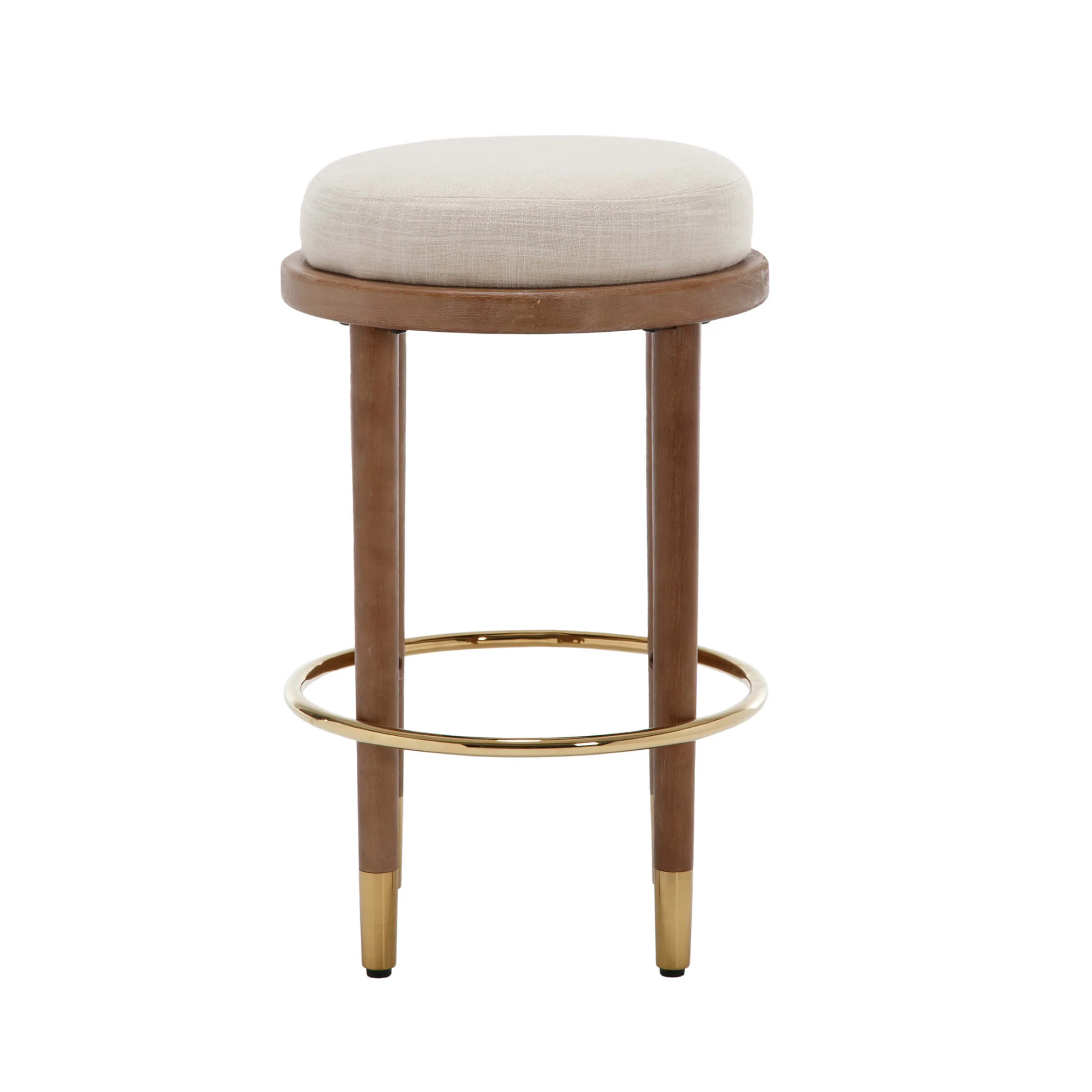 26"H Backless Round Counter Stools Set of 2- 5783CS - Image 6