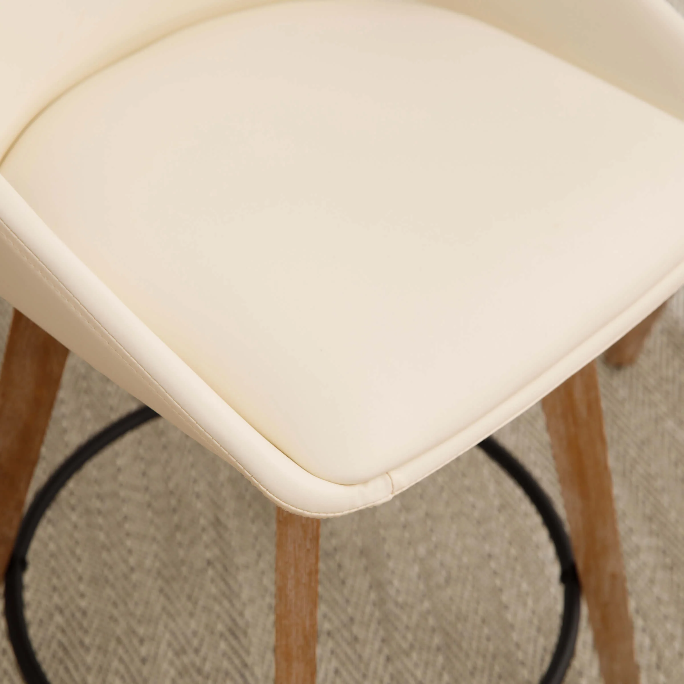 26"H Swivel Curved Back Counter Stools Set of 2 - 3088CS - Image 13