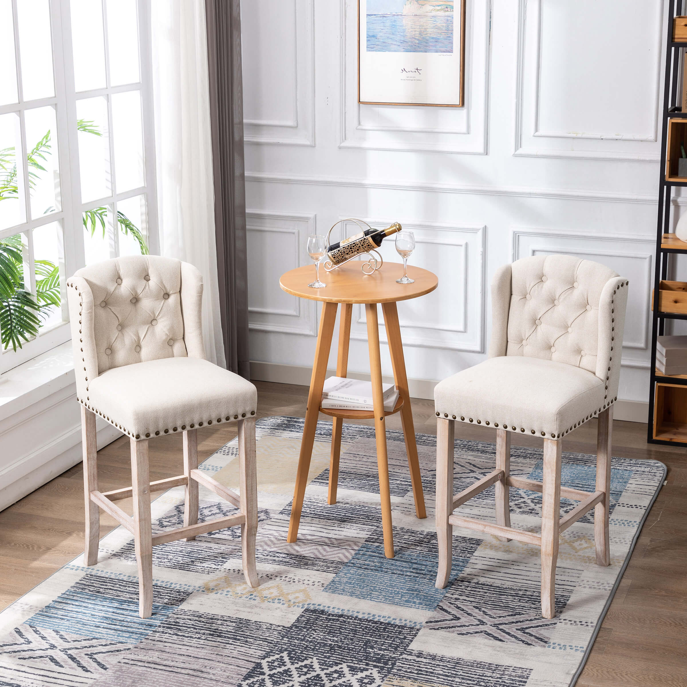 26"H Tufted Counter Stools Set of 2 - 5615CS - Image 14