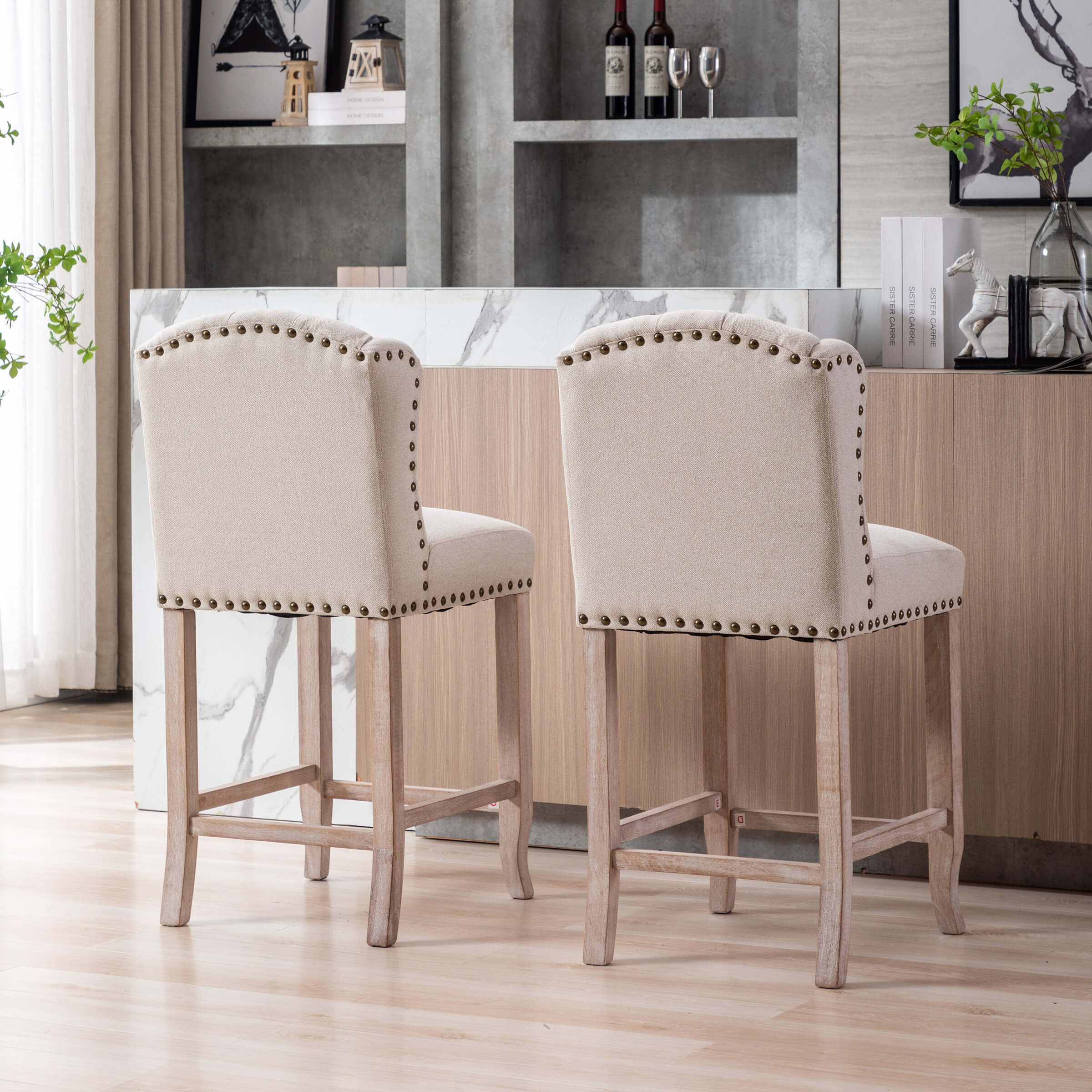 26"H Tufted Counter Stools Set of 2 - 5615CS - Image 15