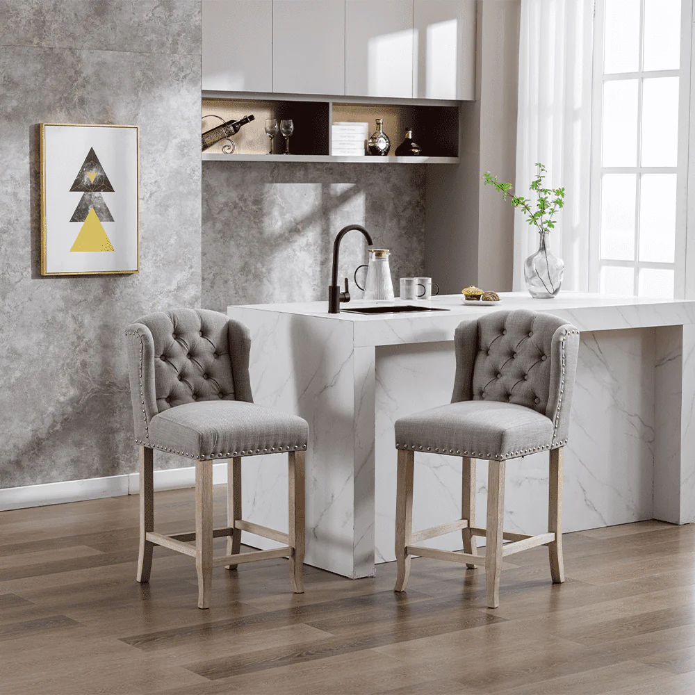 26"H Tufted Counter Stools Set of 2 - 5615CS - Image 8