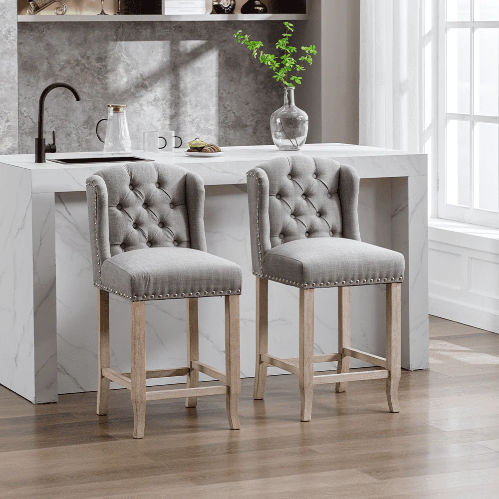 26"H Tufted Counter Stools Set of 2 - 5615CS - Image 9