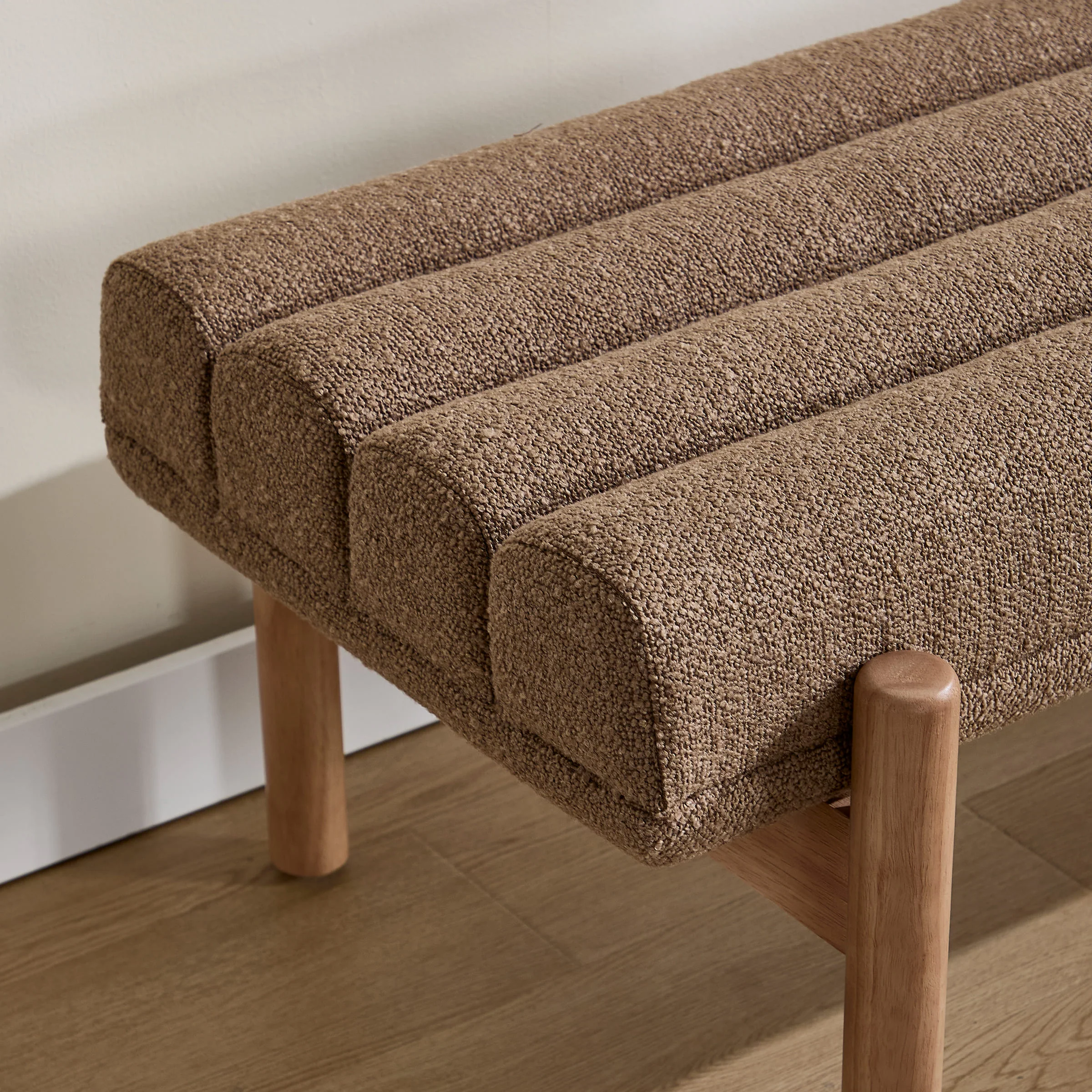 47" W Entryway Bench with Solid Wood Legs - 3248BH - Image 15