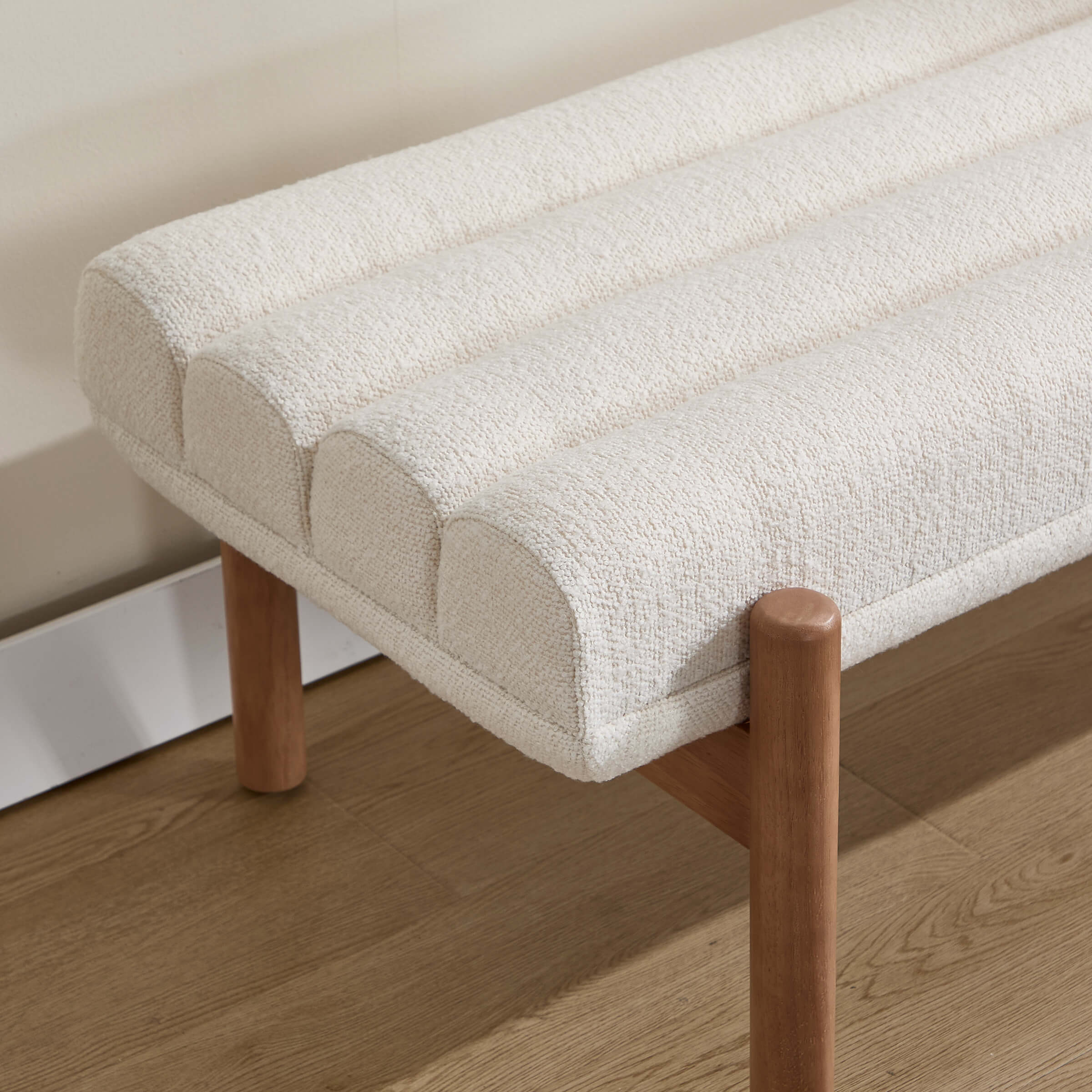47" W Entryway Bench with Solid Wood Legs - 3248BH - Image 20