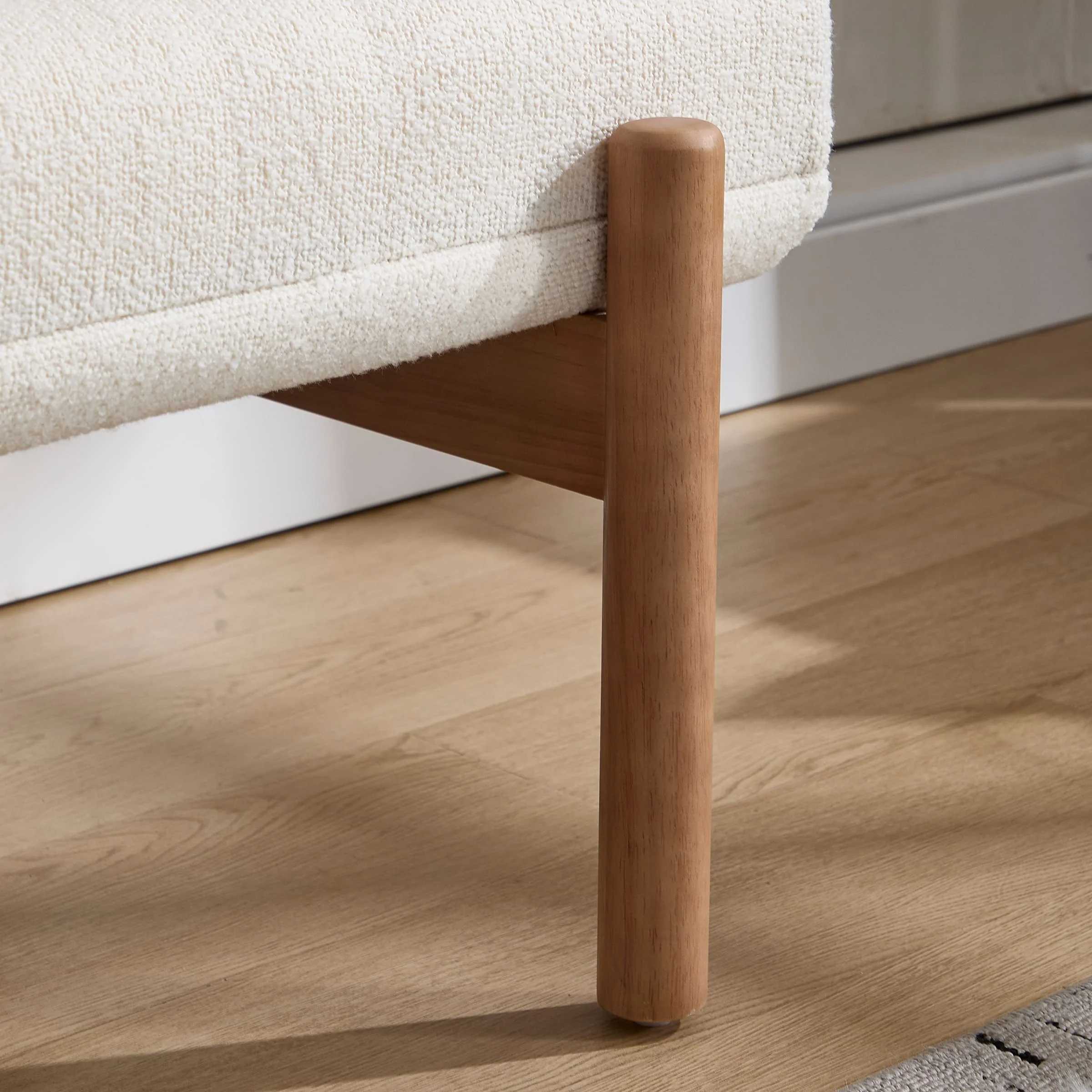 47" W Entryway Bench with Solid Wood Legs - 3248BH - Image 21