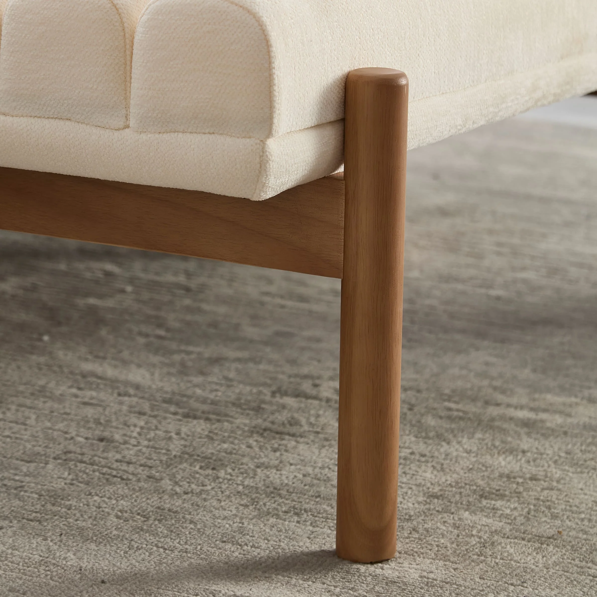 47" W Entryway Bench with Solid Wood Legs - 3248BH - Image 27