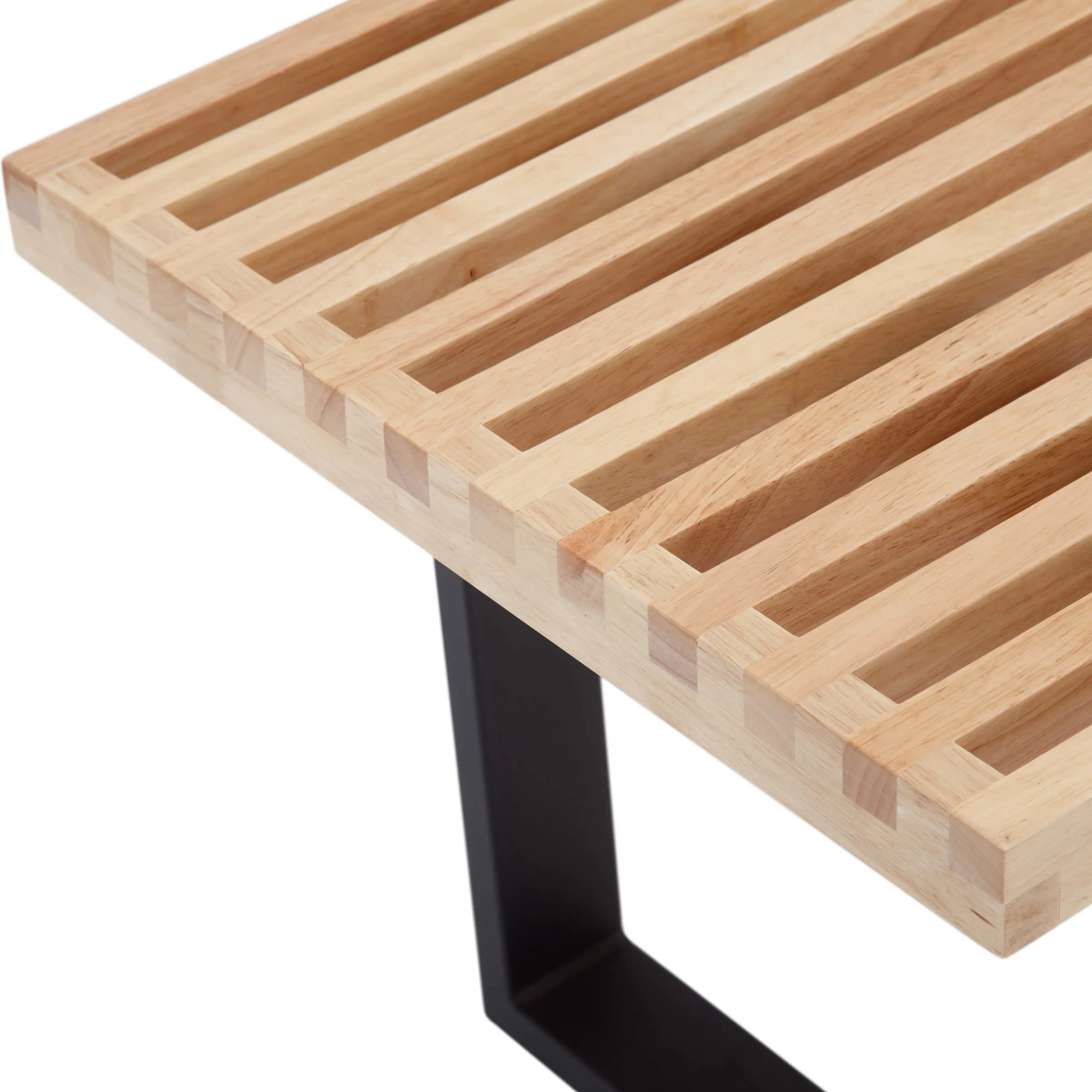 55"W Natural Wood Entryway Bench - XXX9BH - Image 4