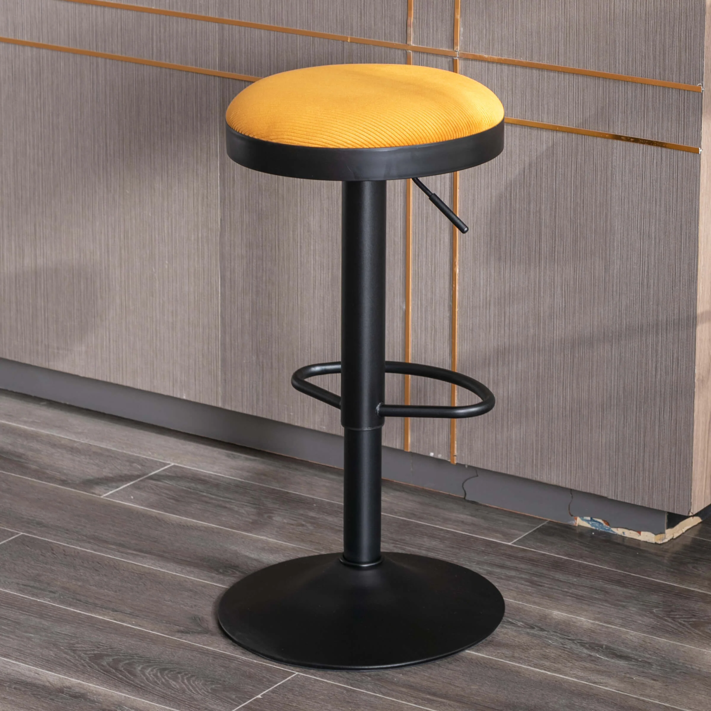 Adjustable Swivel Backless Bar Stool 1 PCS - 90117AB - Image 16