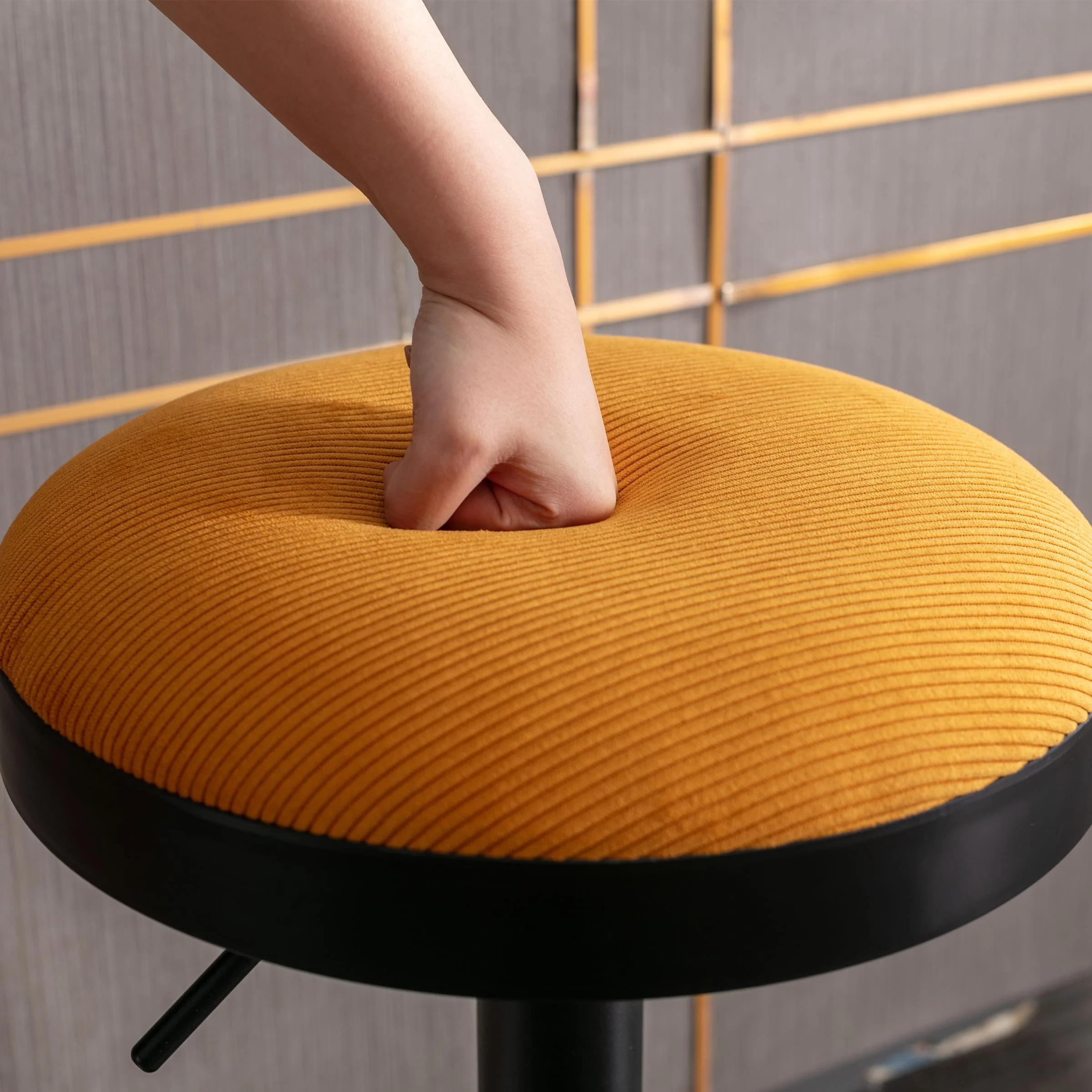 Adjustable Swivel Backless Bar Stool 1 PCS - 90117AB - Image 19