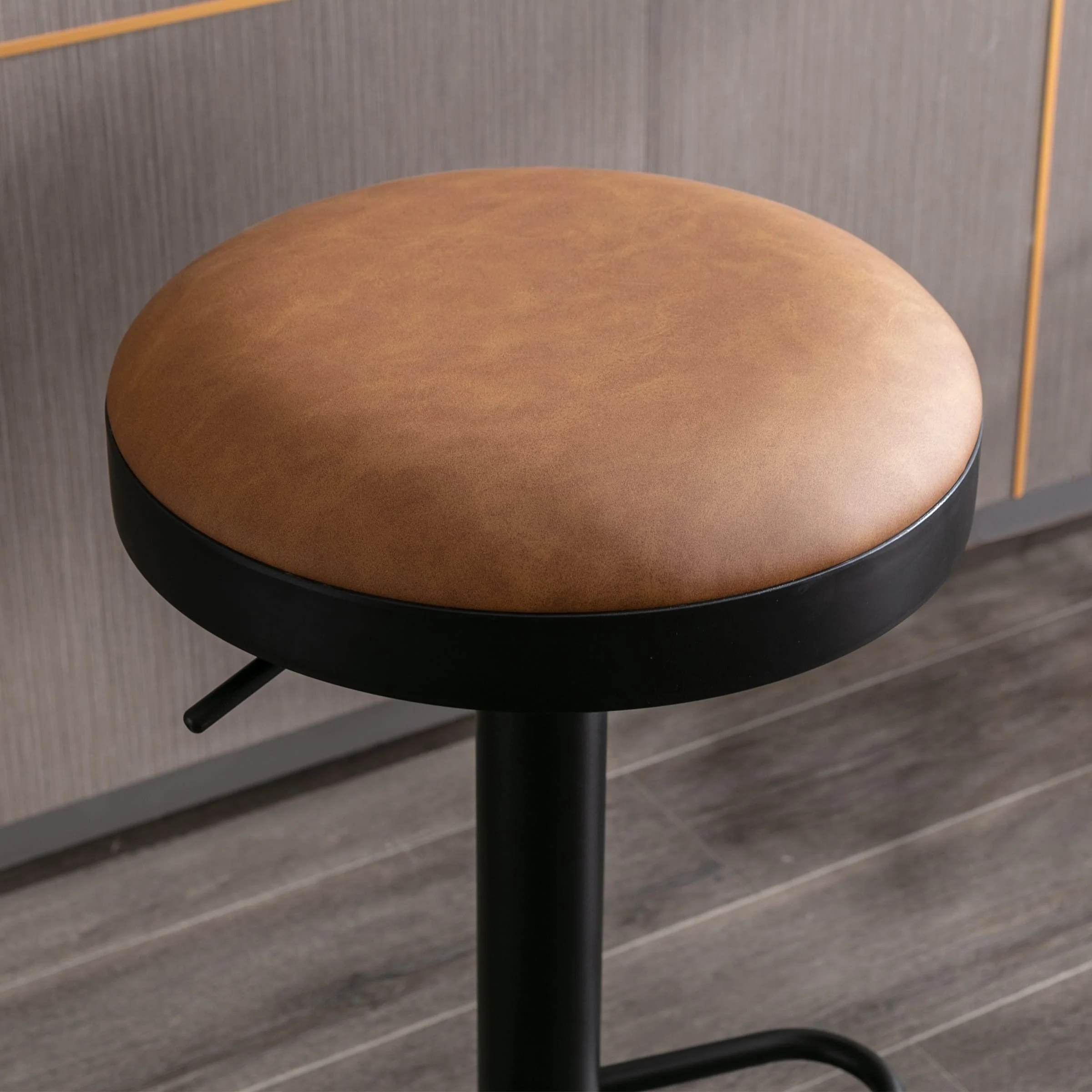 Adjustable Swivel Backless Bar Stool 1 PCS - 90117AB - Image 4