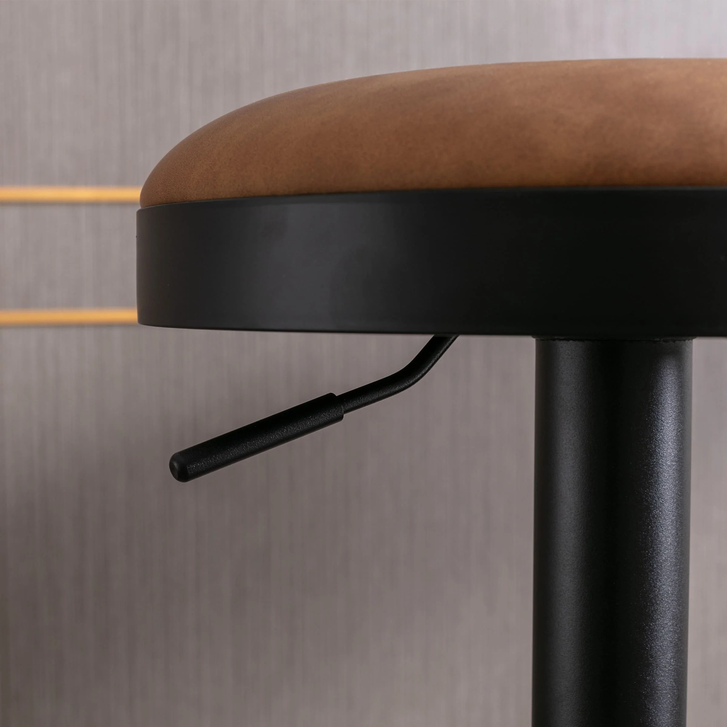 Adjustable Swivel Backless Bar Stool 1 PCS - 90117AB - Image 6