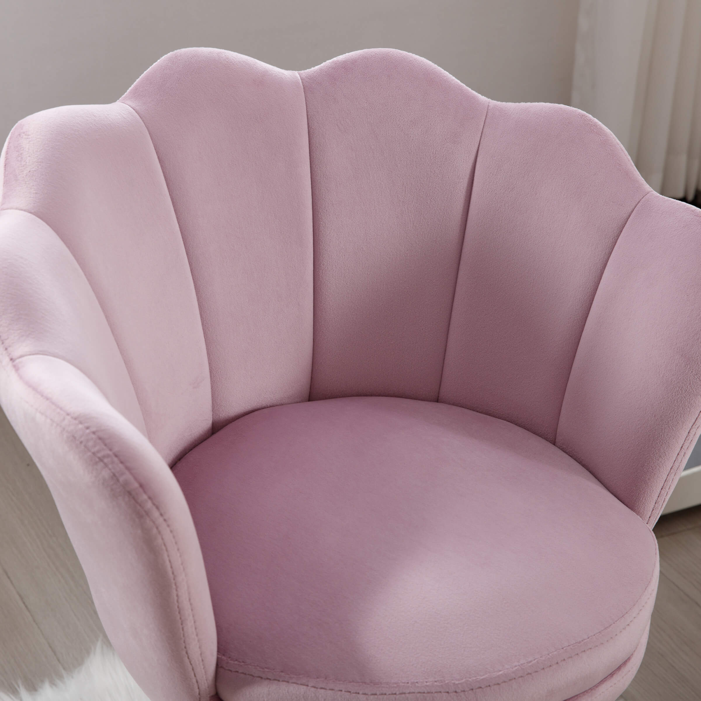 Adjustable Velvet Kids Shell Chair 1 PCS - 1342KC - Image 12