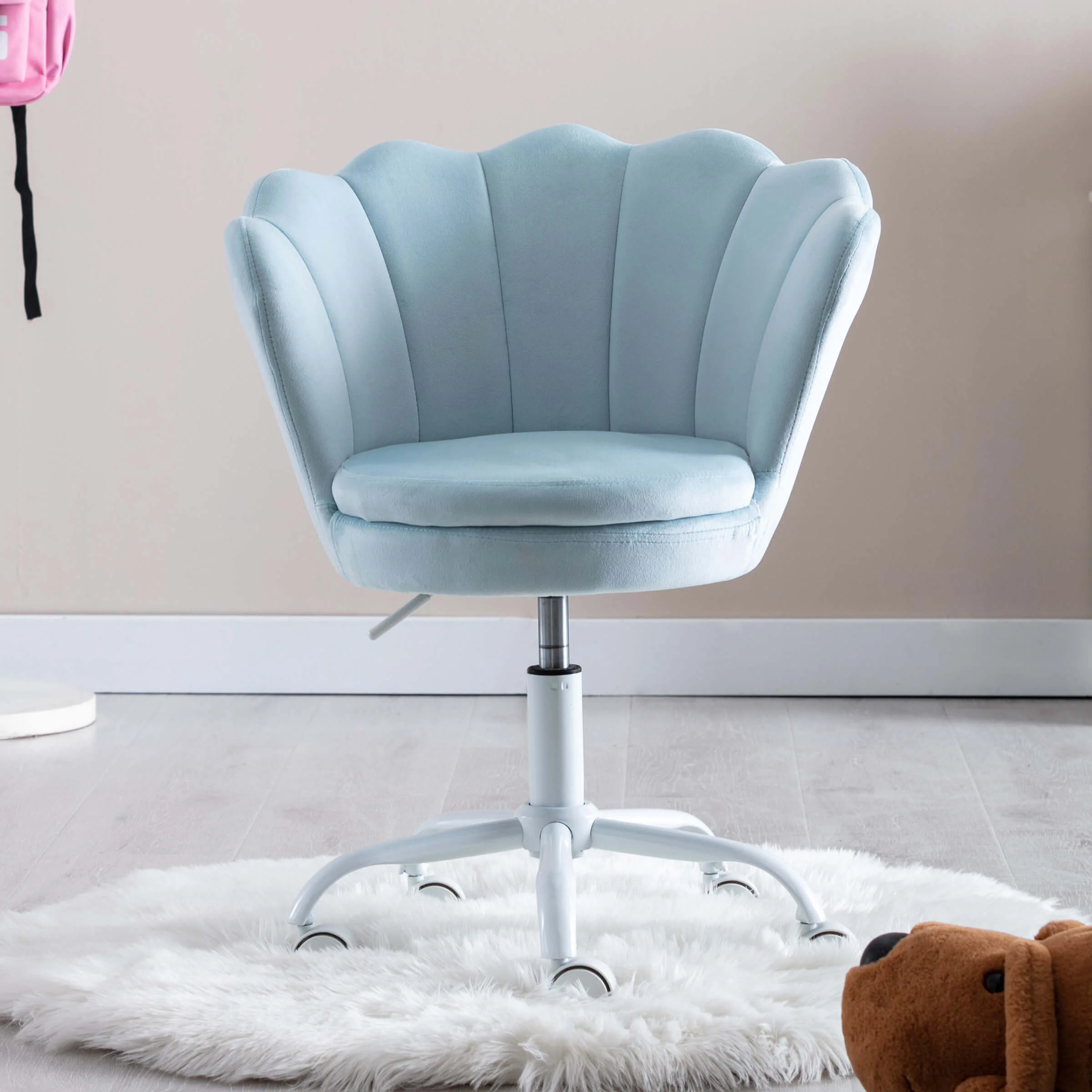 Adjustable Velvet Kids Shell Chair 1 PCS - 1342KC - Image 16