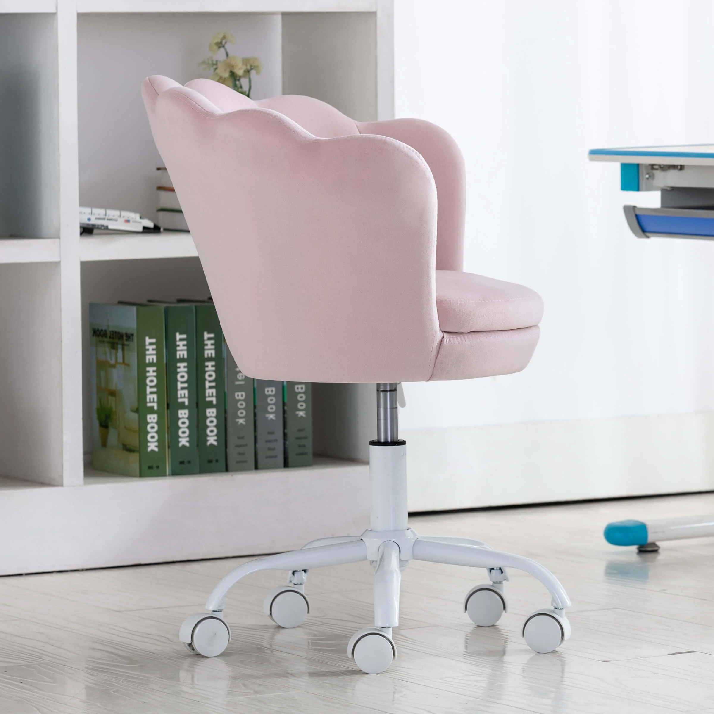 Adjustable Velvet Kids Shell Chair 1 PCS - 1342KC - Image 3