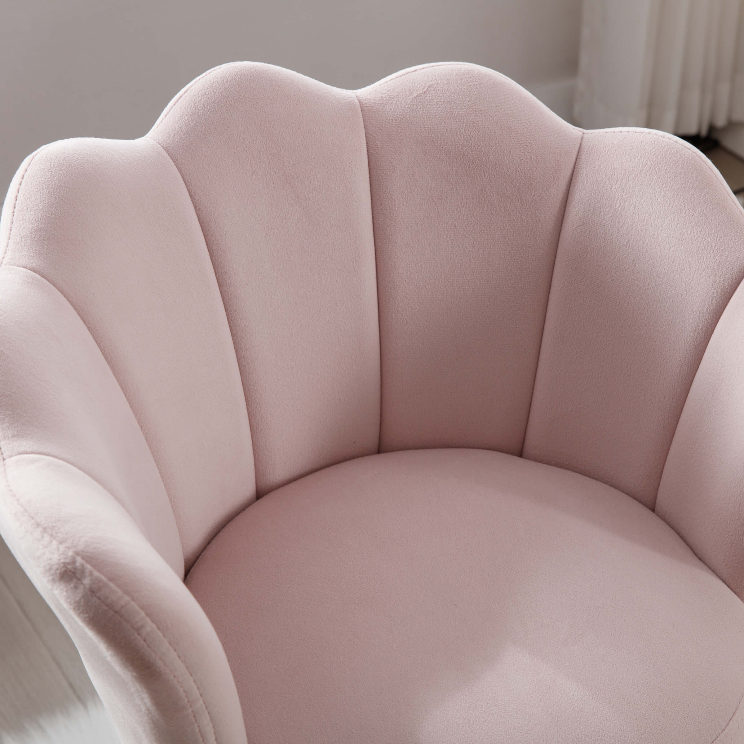 Adjustable Velvet Kids Shell Chair 1 PCS - 1342KC - Image 4