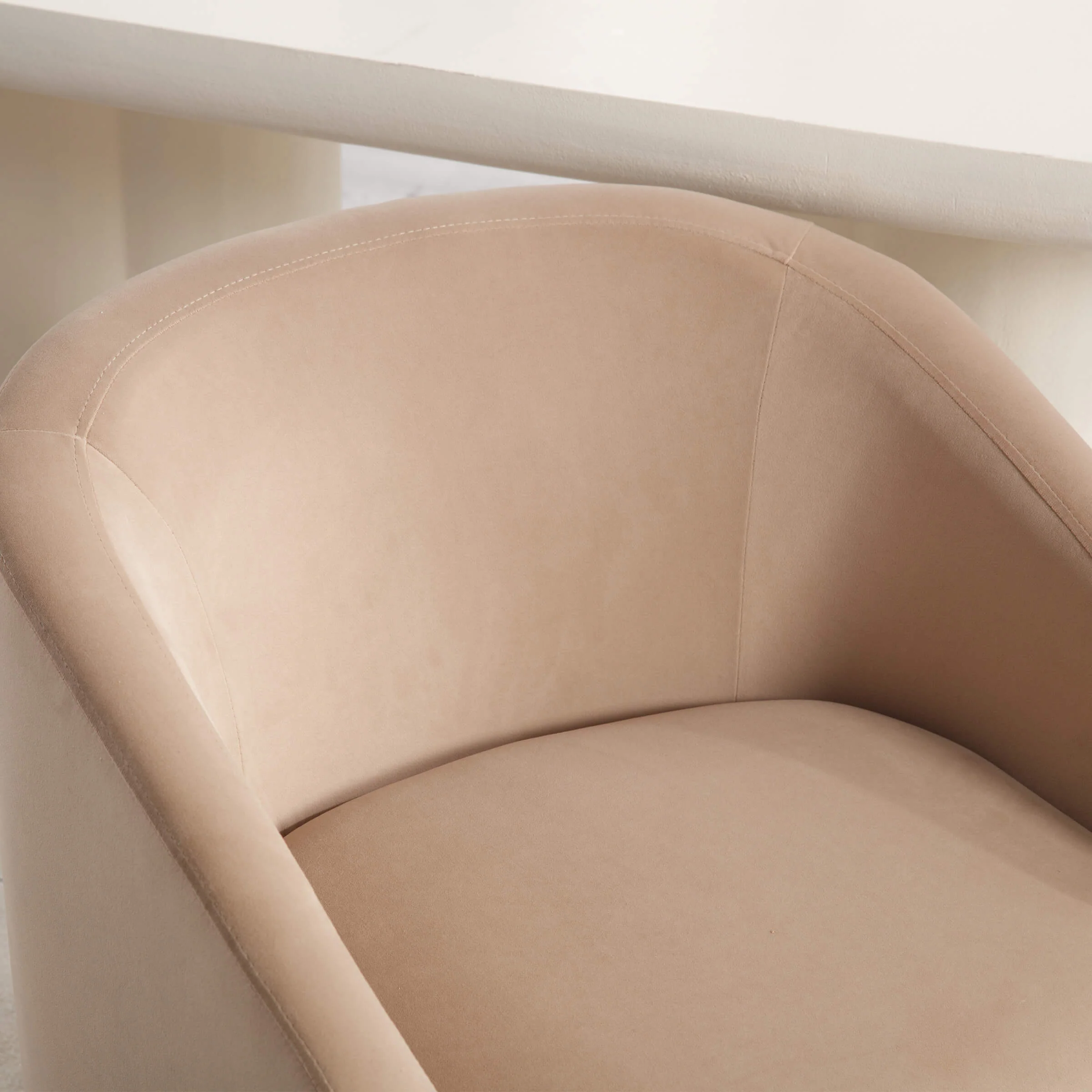 Barrel Dining Chair with Swivel Wheels 1 PCS - X297DC - Image 14